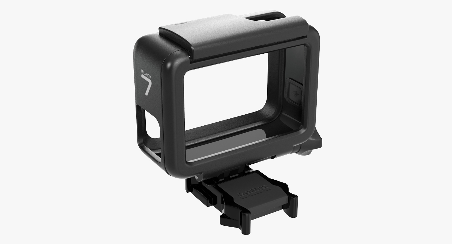 3D GoPro Hero 7 Protective Case model