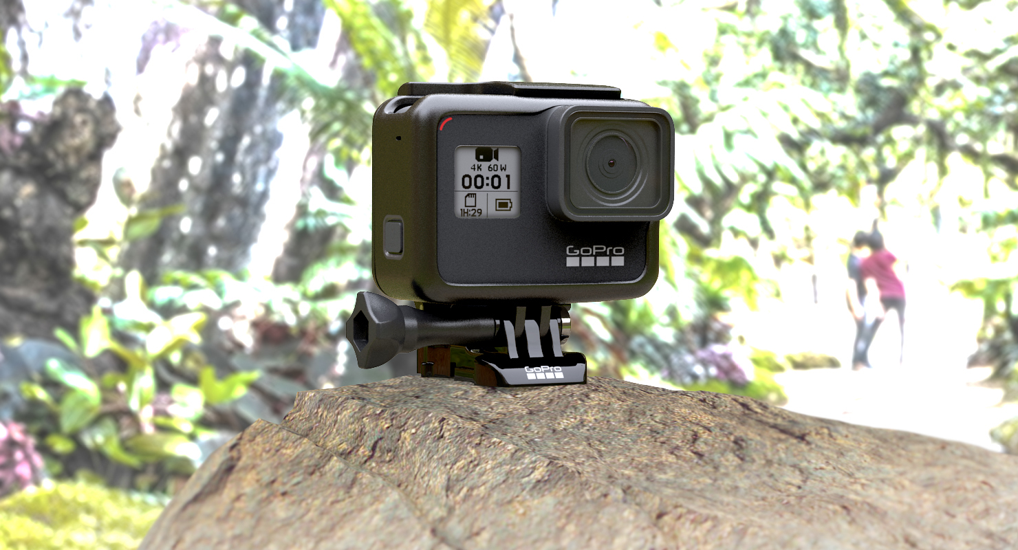 3D GoPro Hero 7 Protective Case model