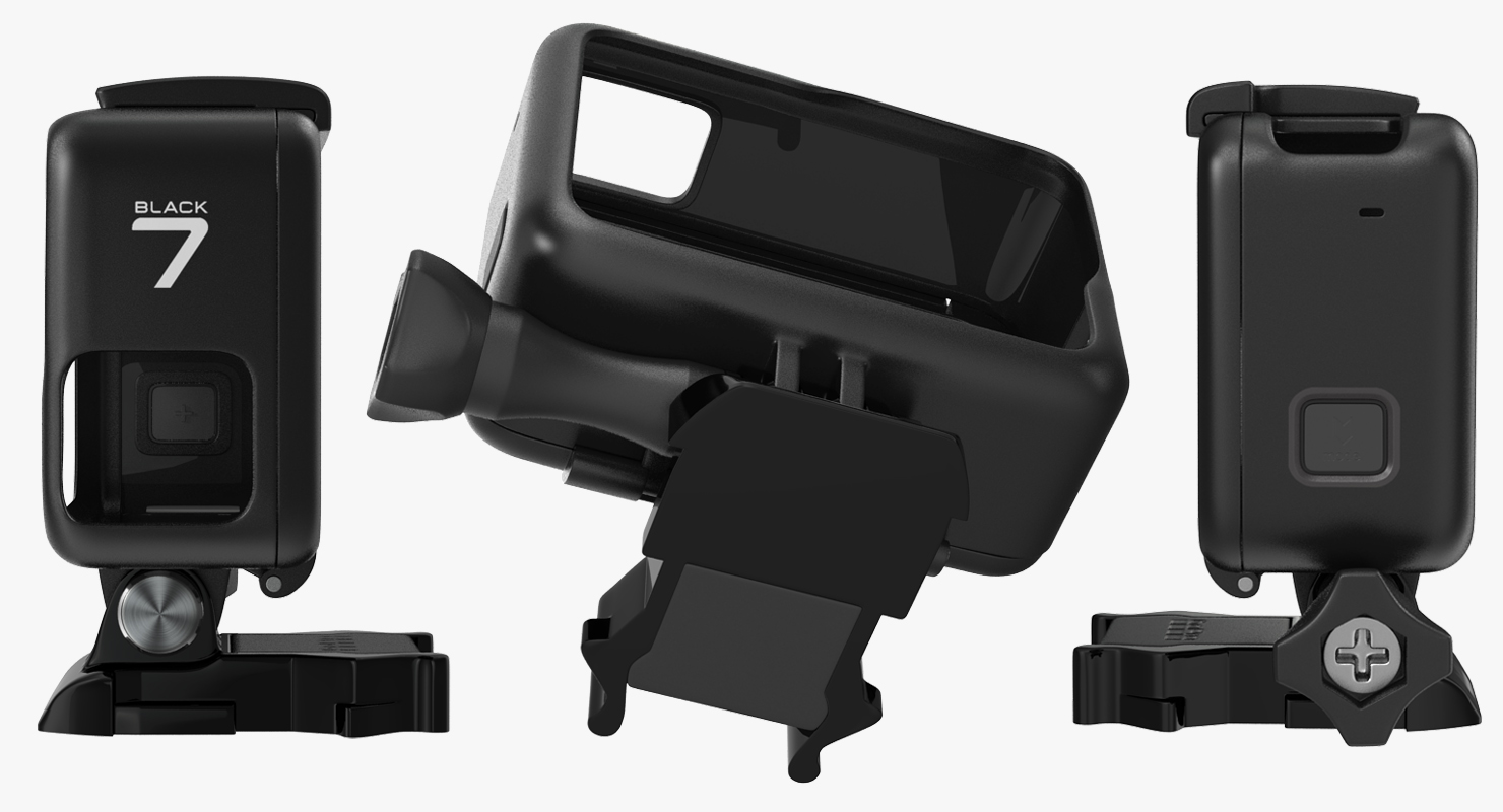 3D GoPro Hero 7 Protective Case model