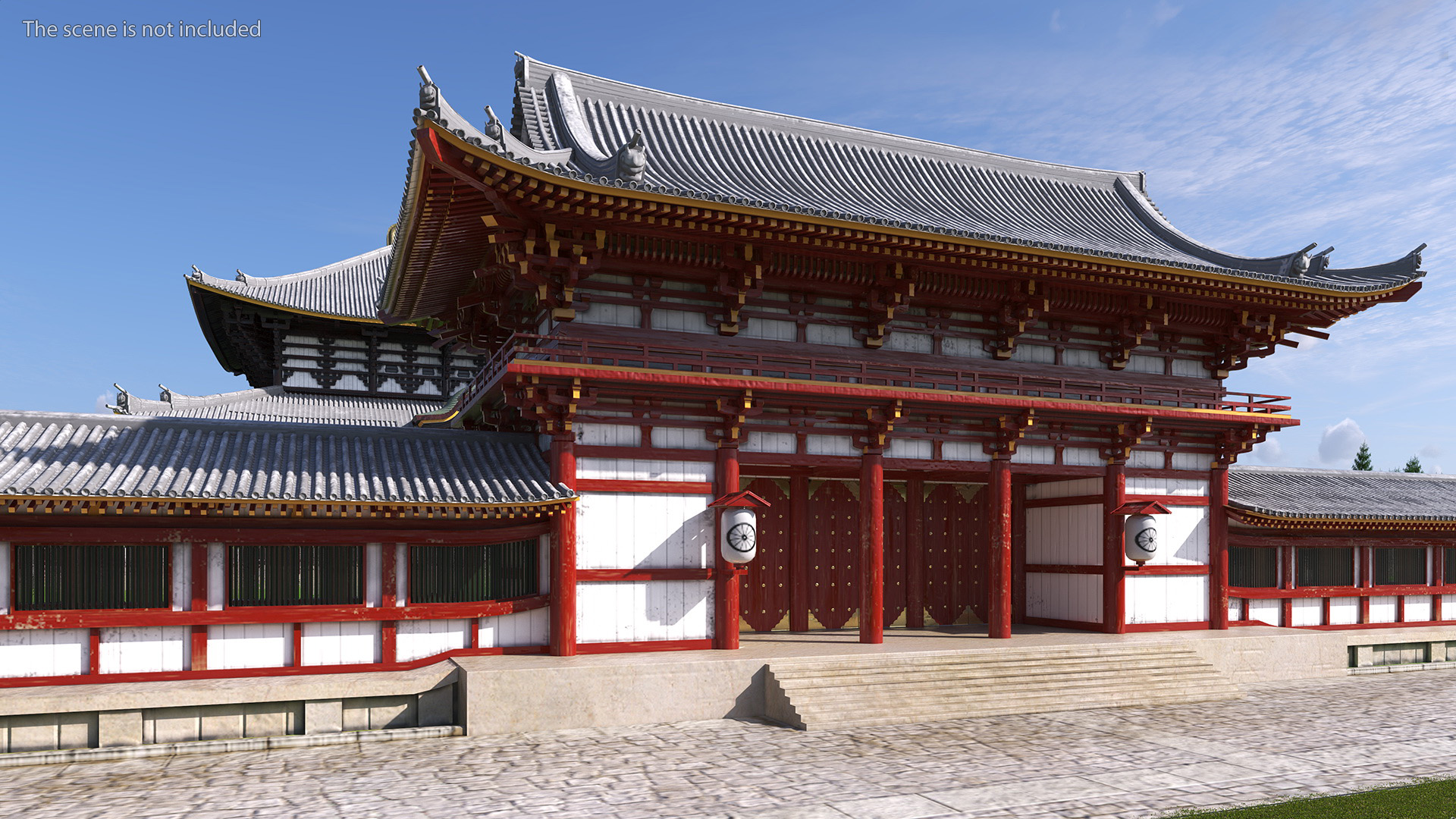 3D Japanese Buddhist Temple Todai Ji model