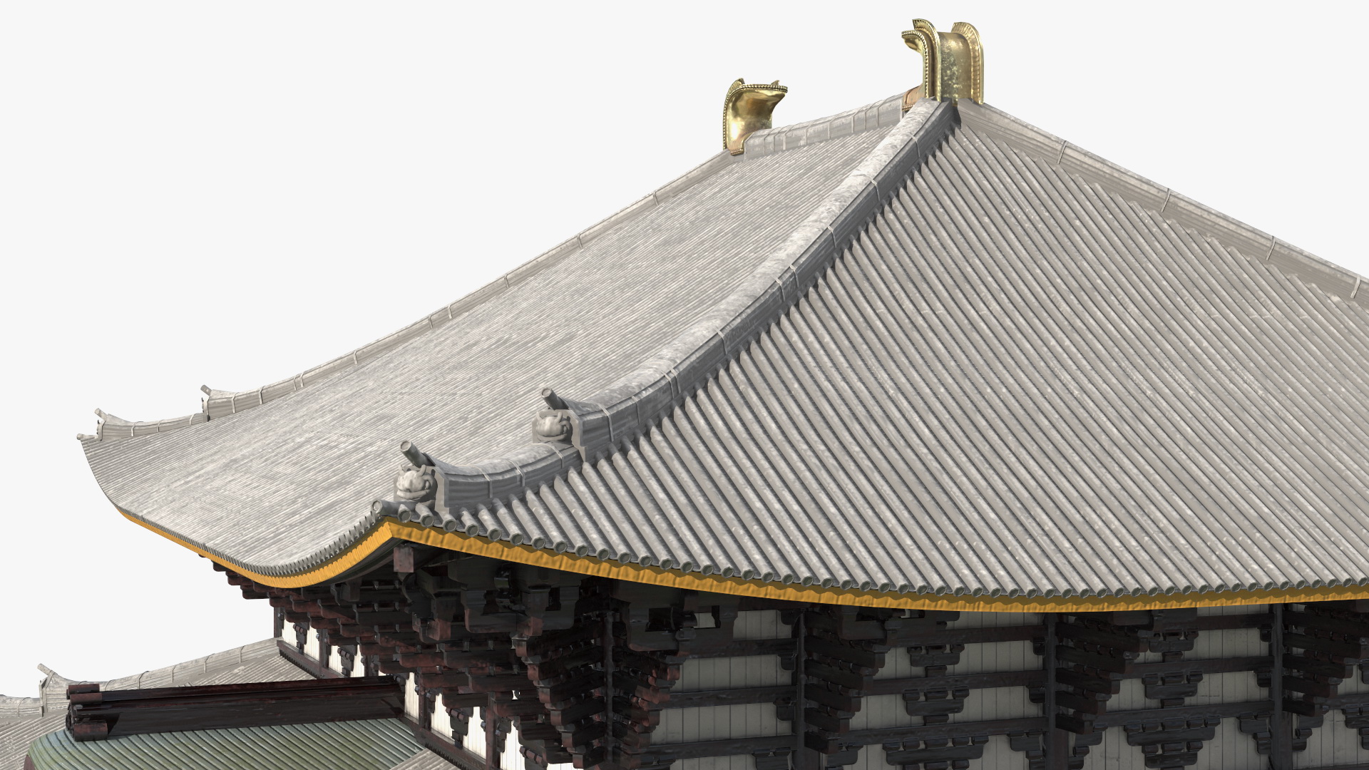 3D Japanese Buddhist Temple Todai Ji model