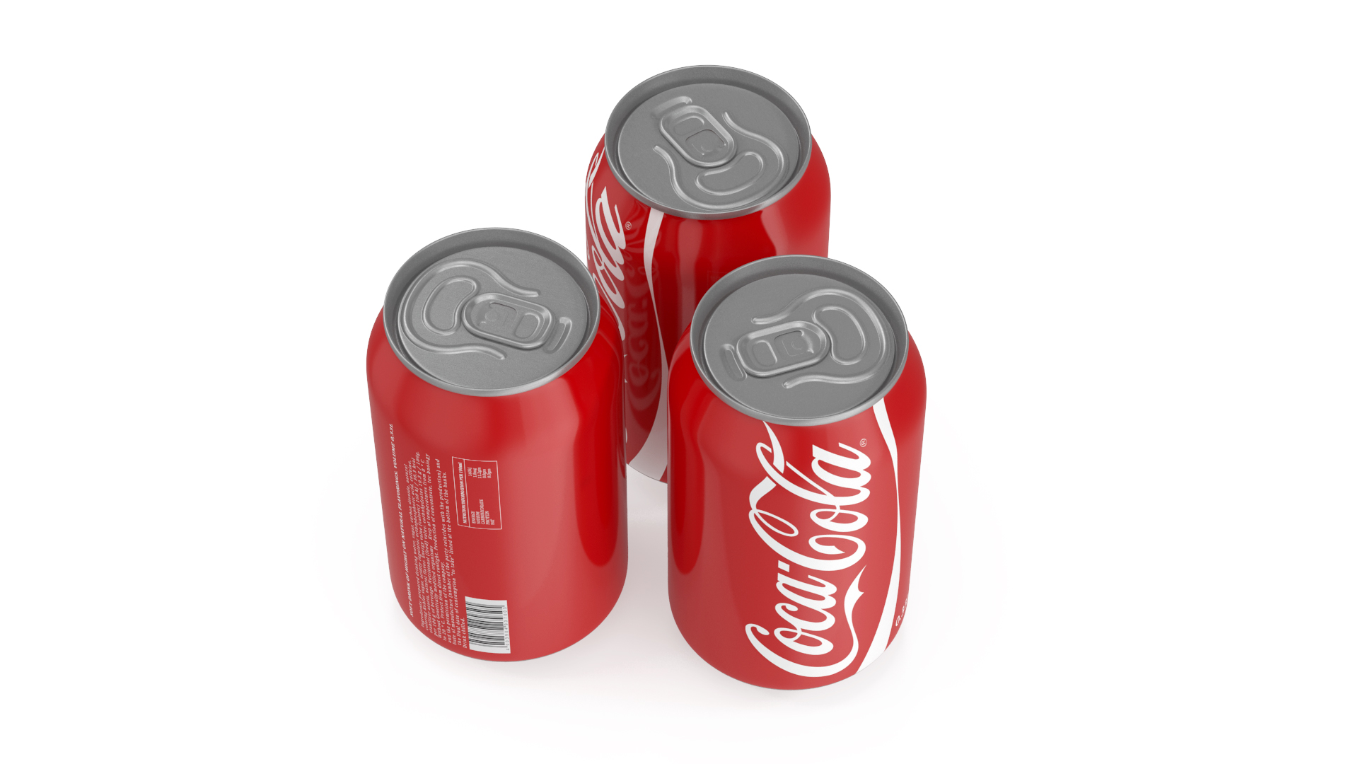 3D model Soda Can Dispenser Chrome with Cola Cans