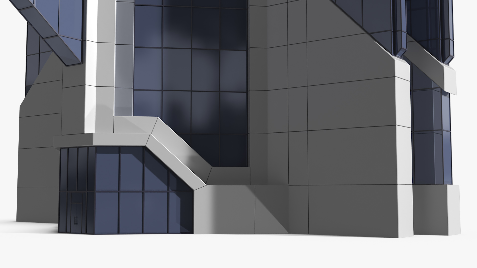 3D model Concept Trade Center