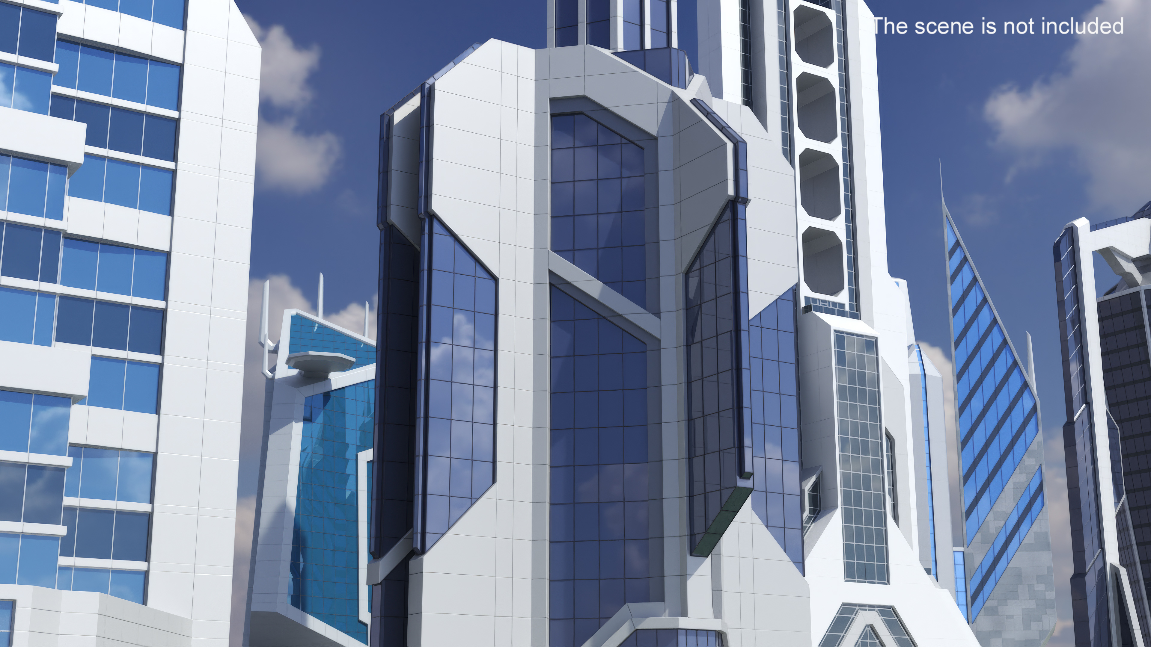 3D model Concept Trade Center