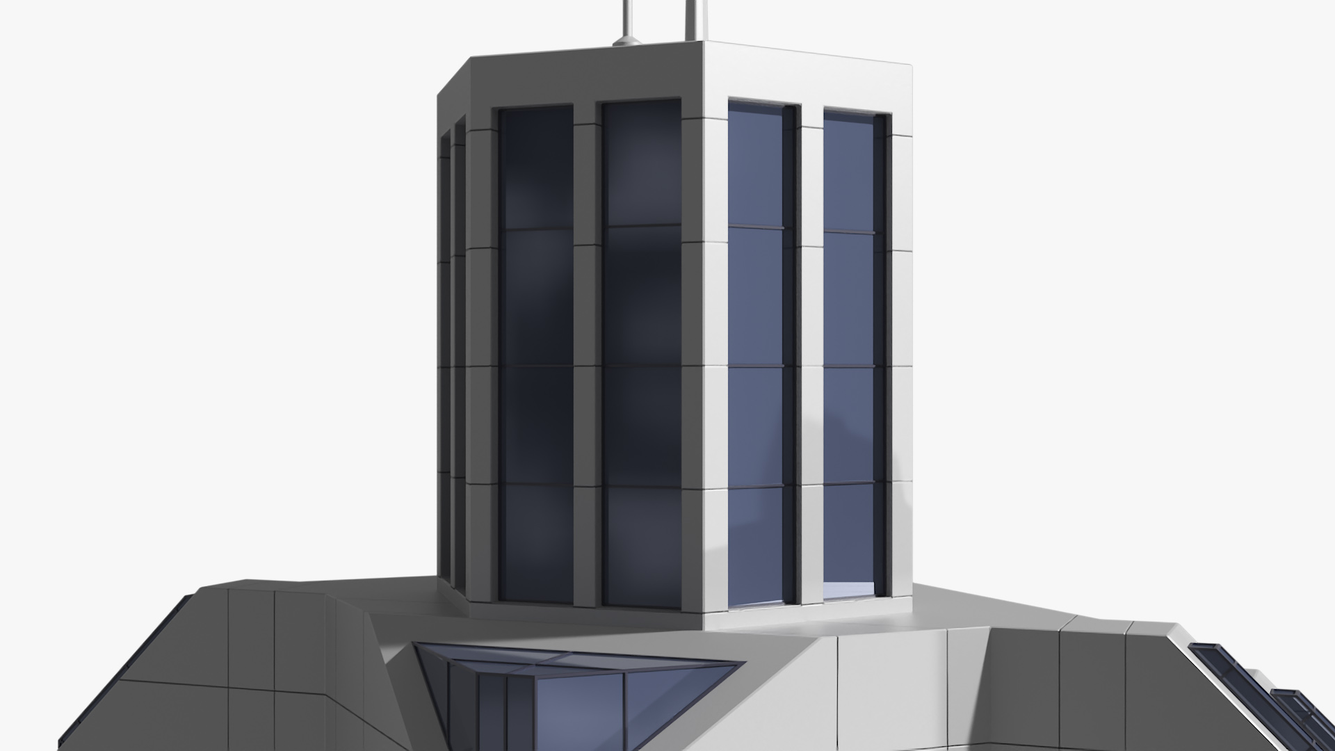 3D model Concept Trade Center