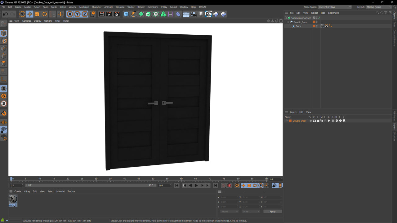 3D Double Door