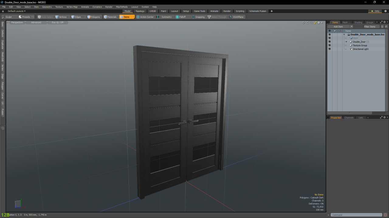 3D Double Door