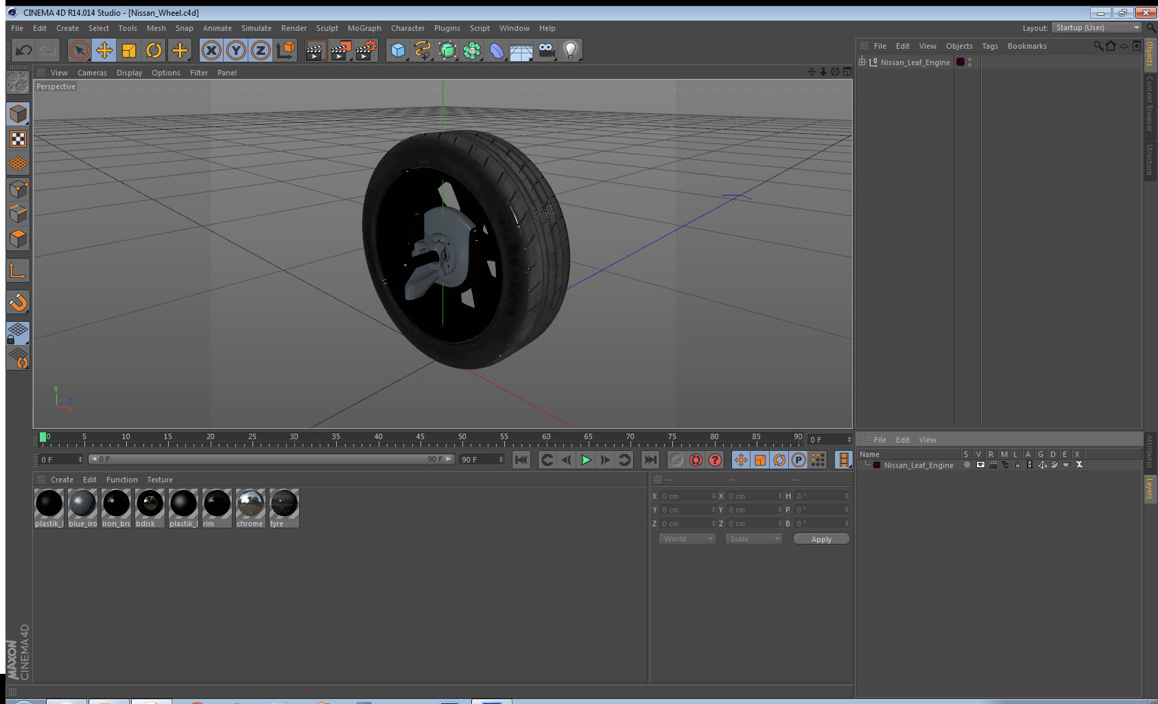 Nissan Wheel 3D