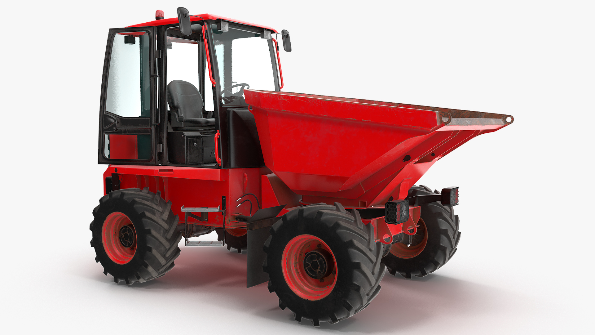 Cabbed Dumper Generic Dirty 3D