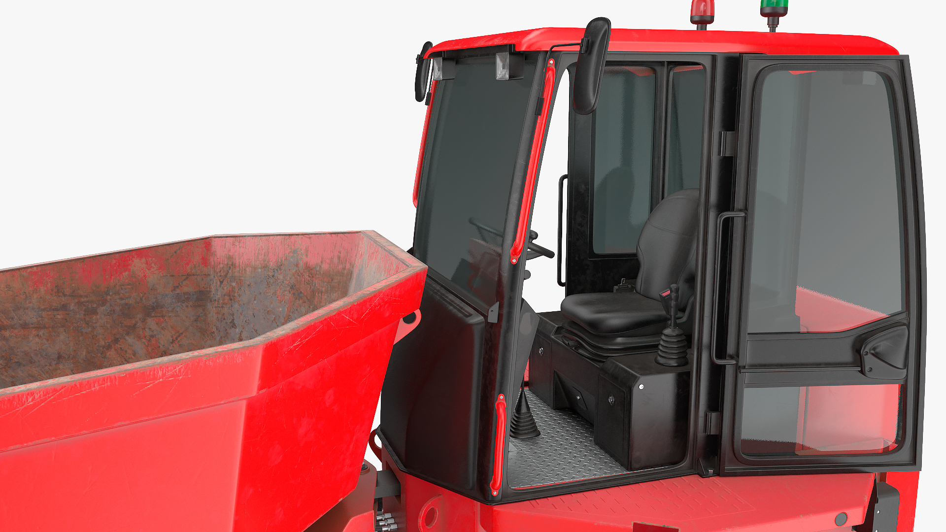 Cabbed Dumper Generic Dirty 3D