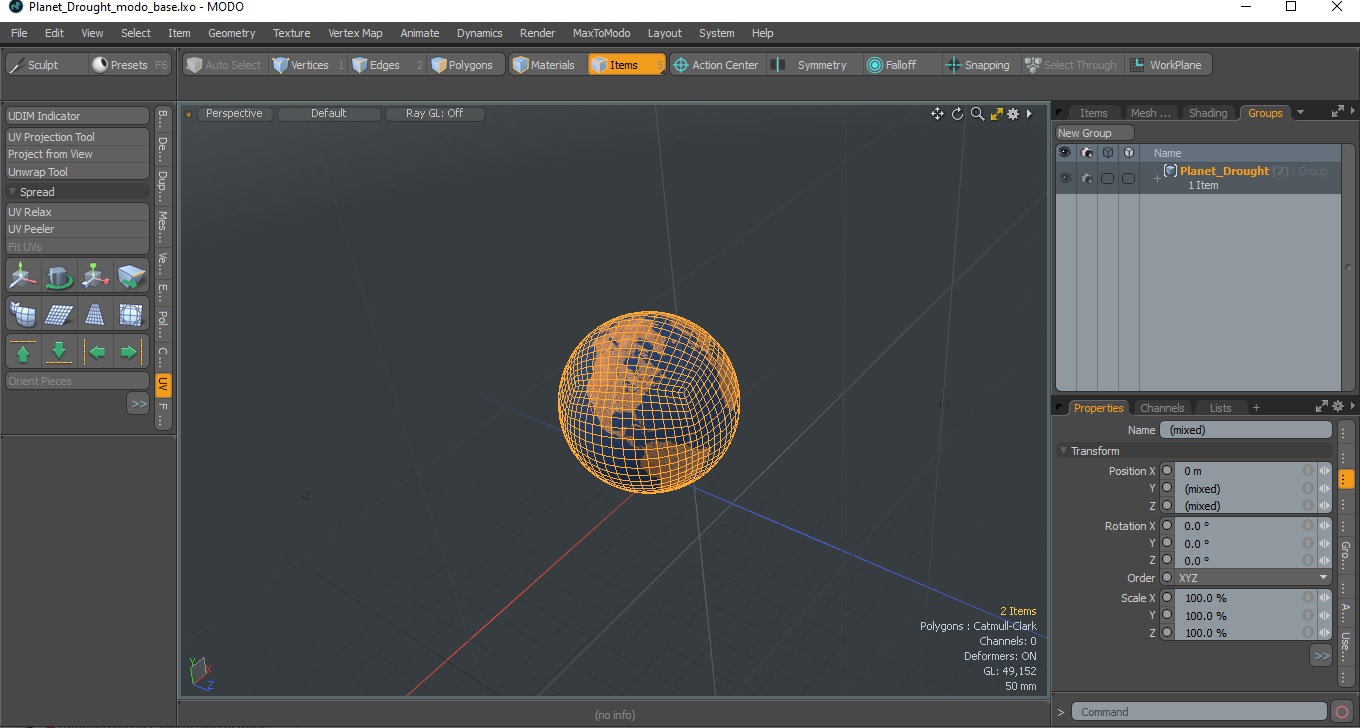 Planet Drought 3D model