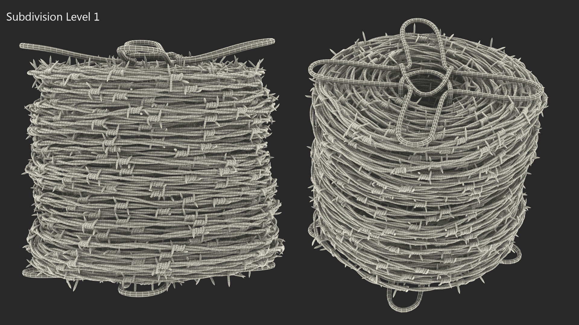 3D Barbed Wire Roll