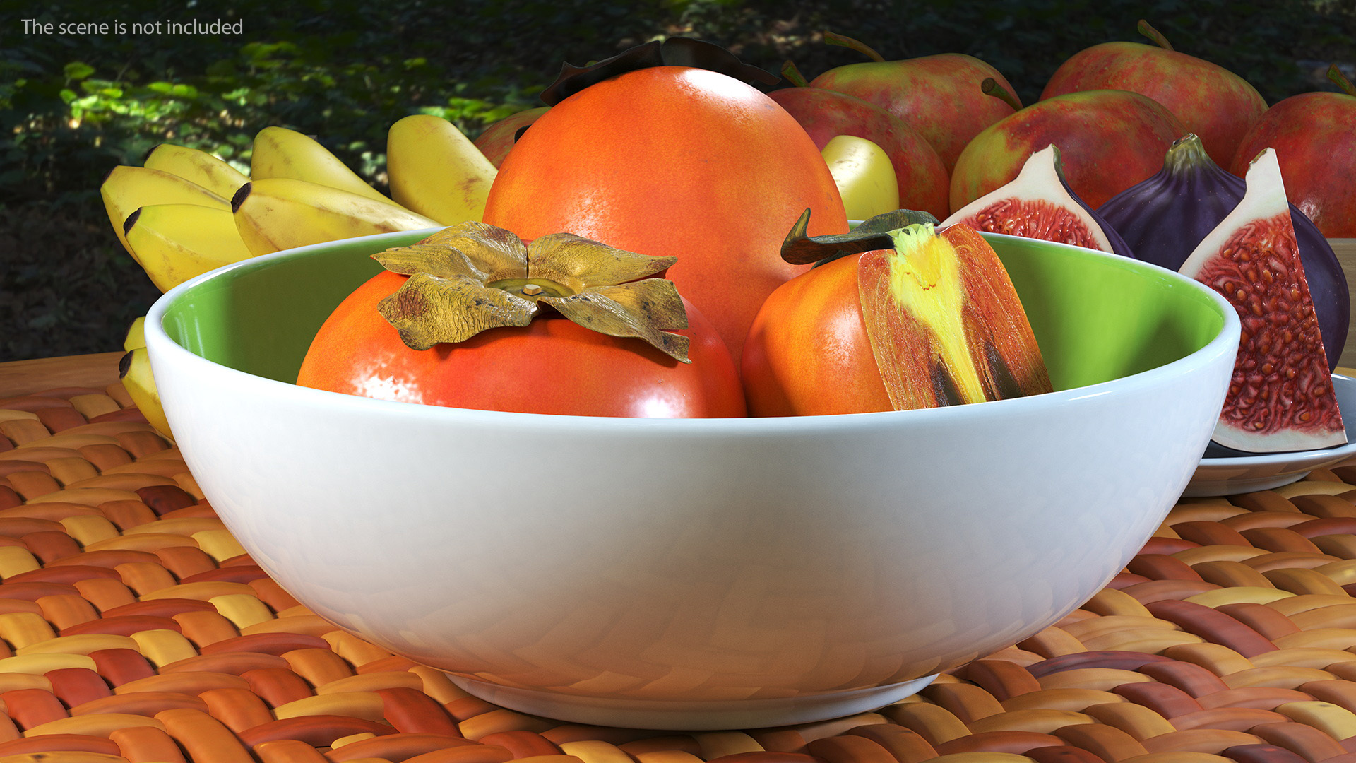 Persimmon Fruit Set 3D model