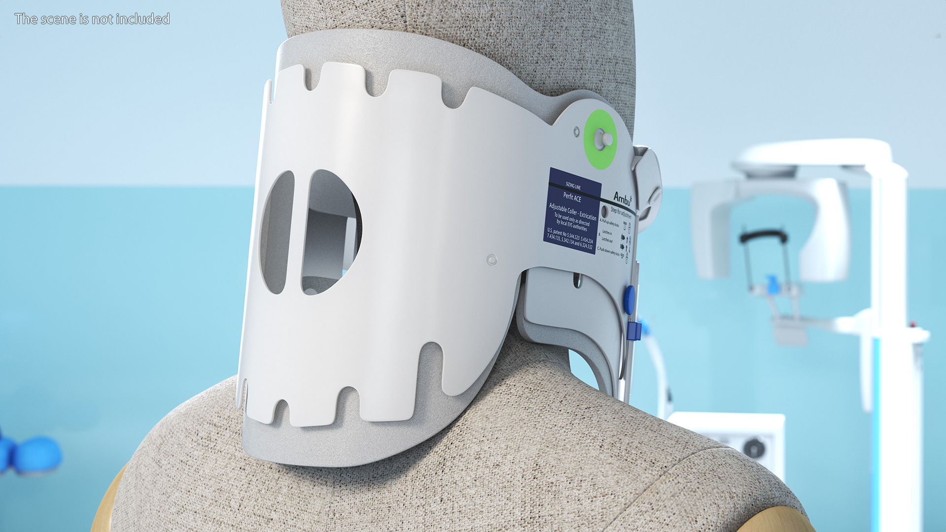 Ambu Perfit ACE Extrication Collar 3D model