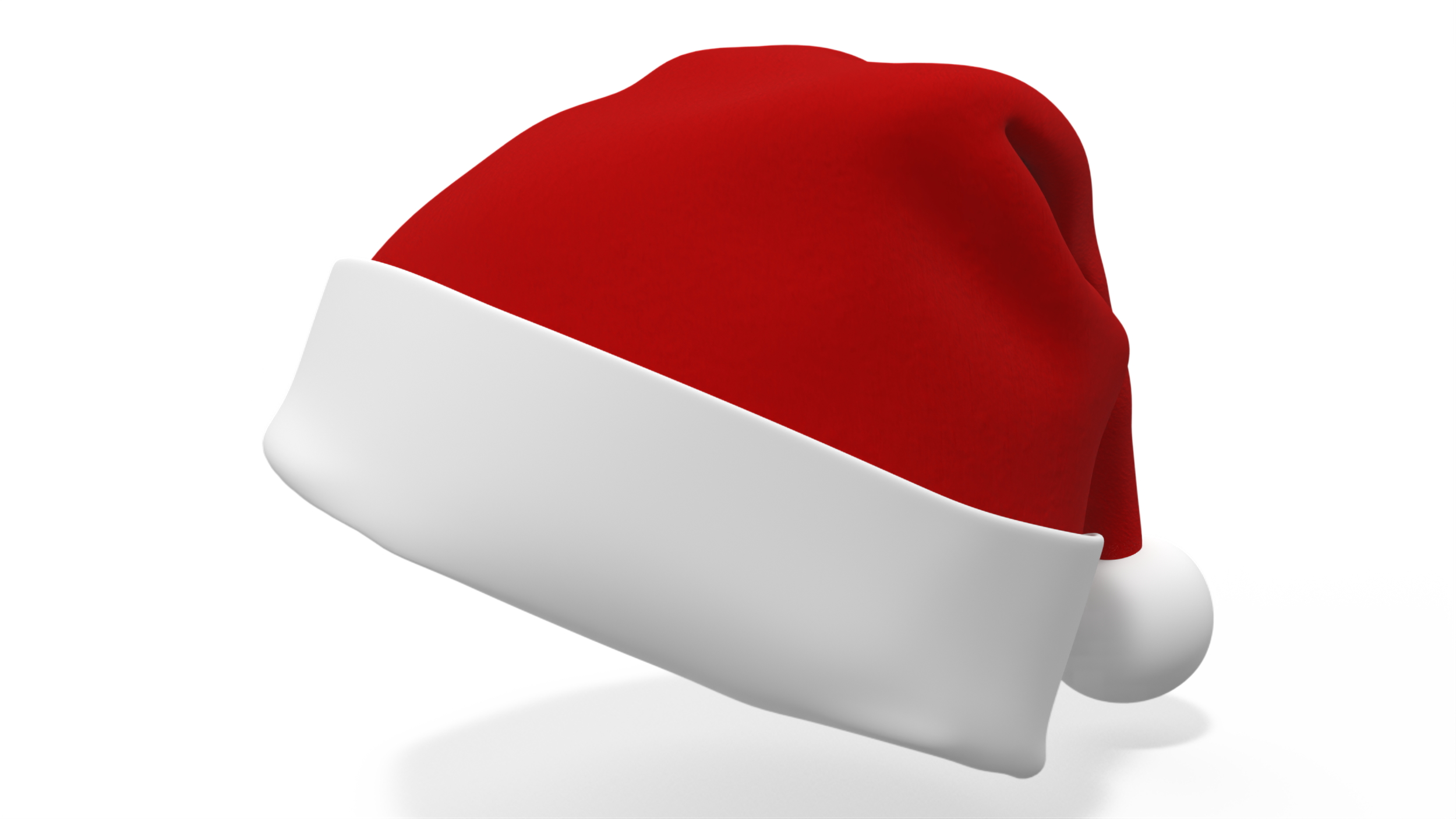 Christmas Santa Claus Hat Cap 3D model