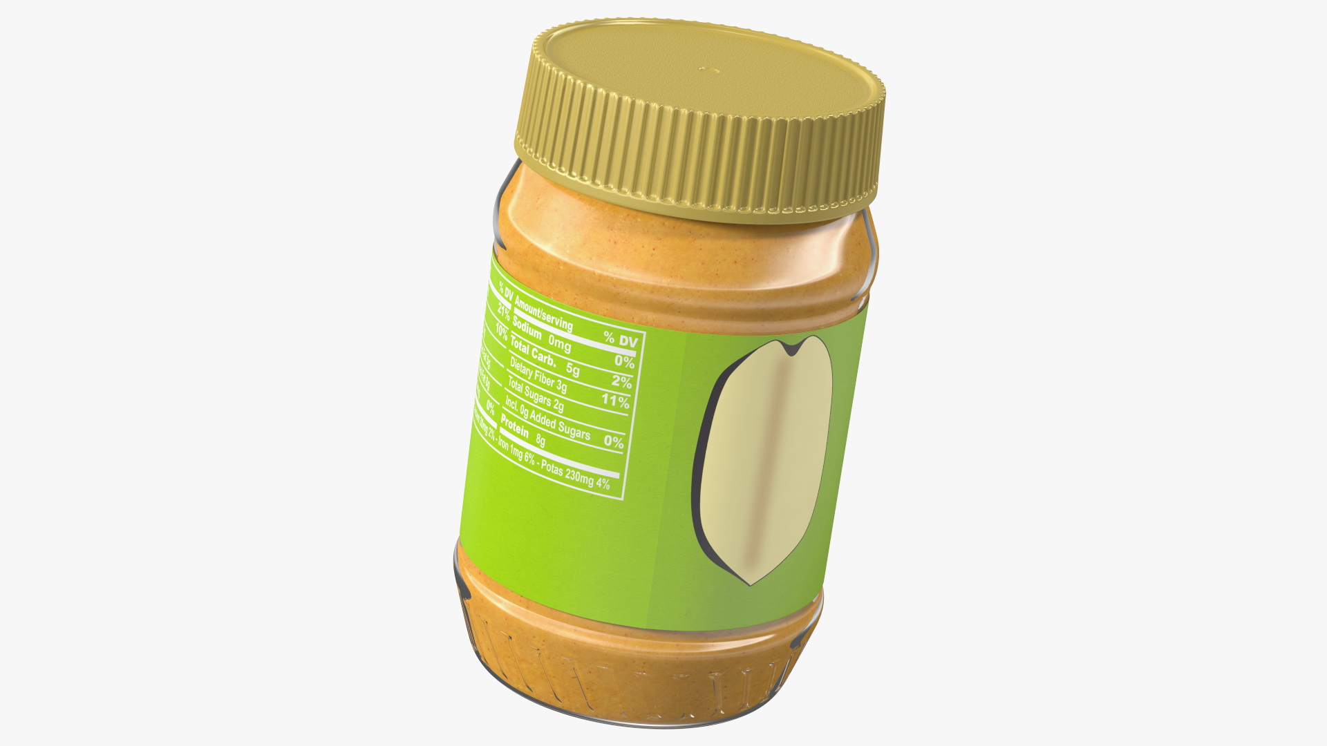 3D model Creamy Peanut Butter