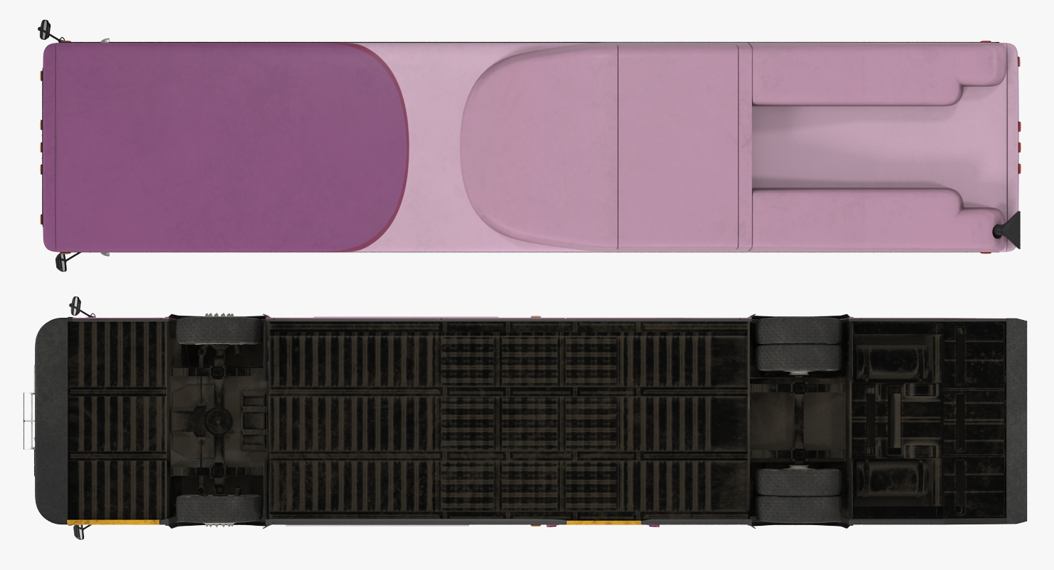 3D model Gillig Low Floor Diesel Electric Hybrid Bus Rigged