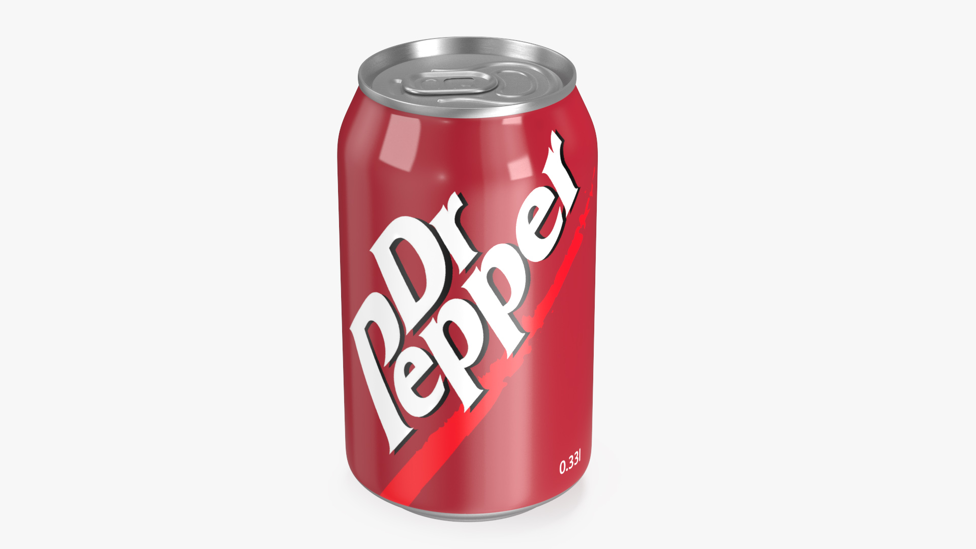 Refreshing Carbonated Drink Dr Pepper 033l 3D