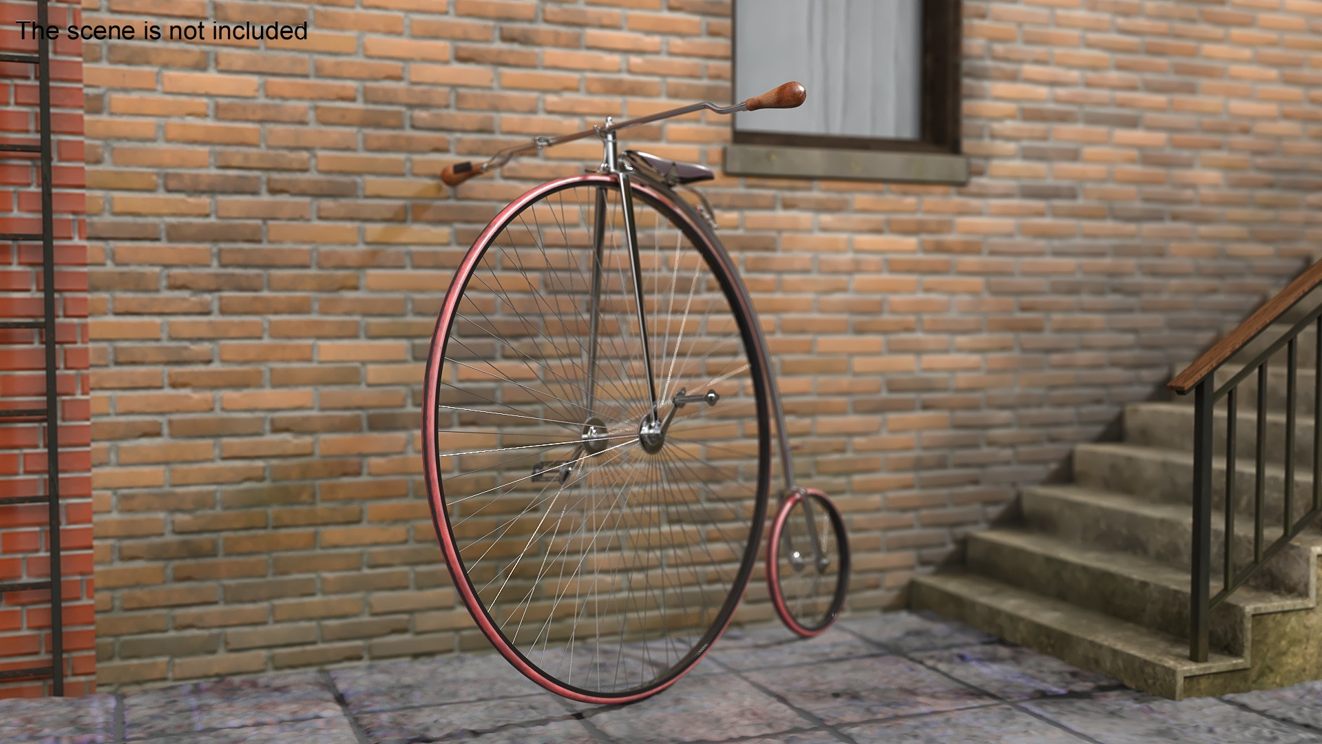 Penny Farthing Bicycle 3D