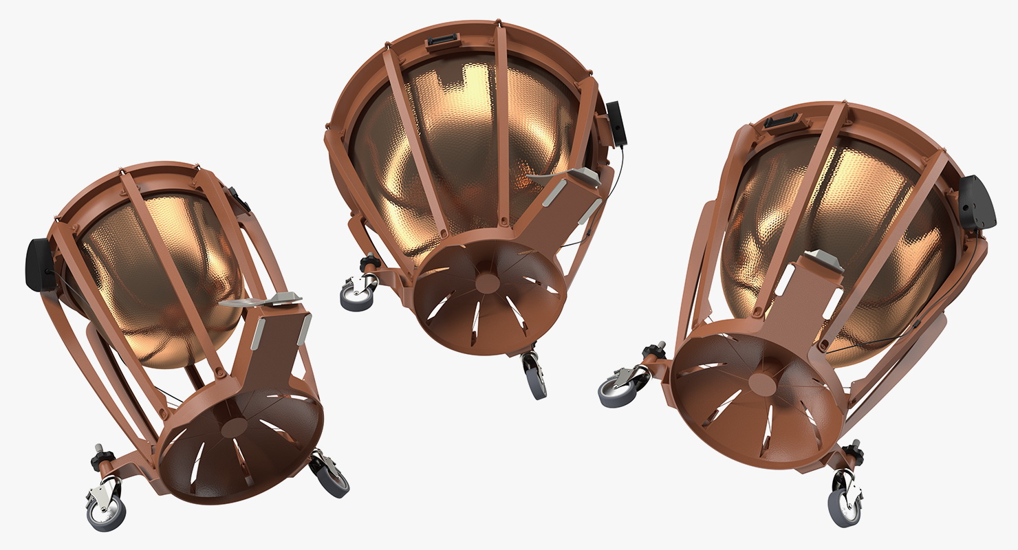 3D Kettle Drums Set