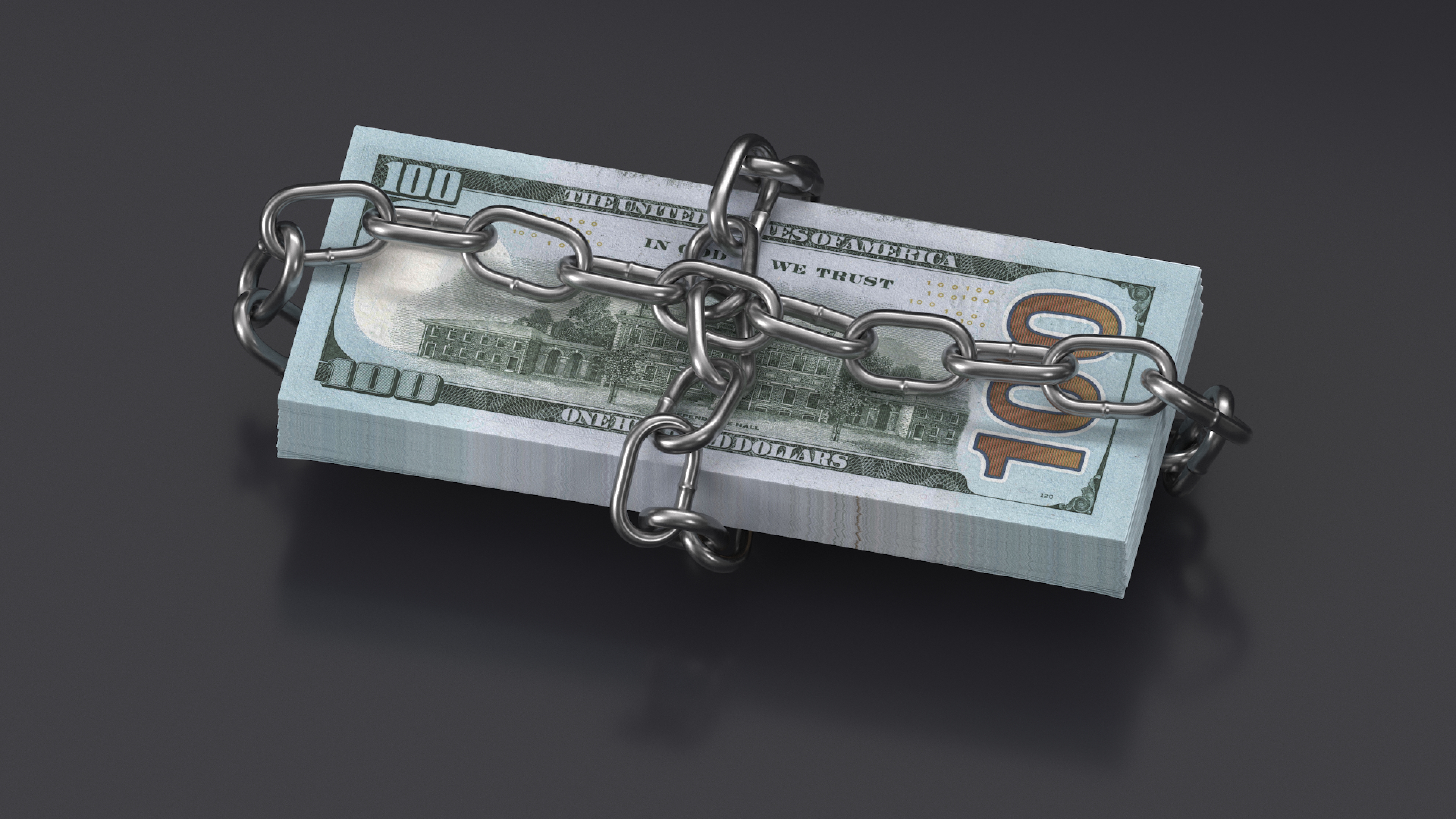 3D model Chained Dollars