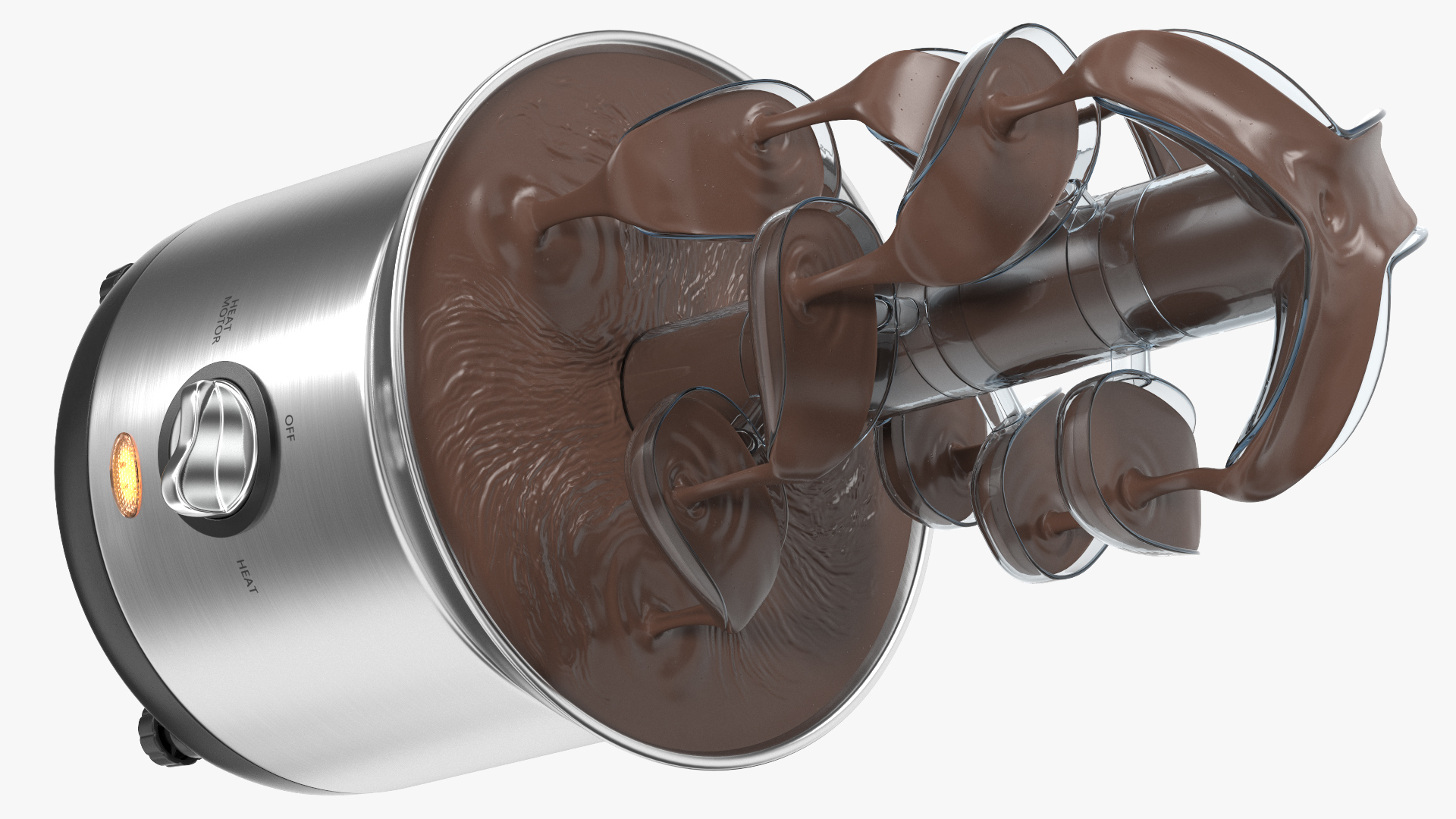 3D Cascading Chocolate Fountain Machine