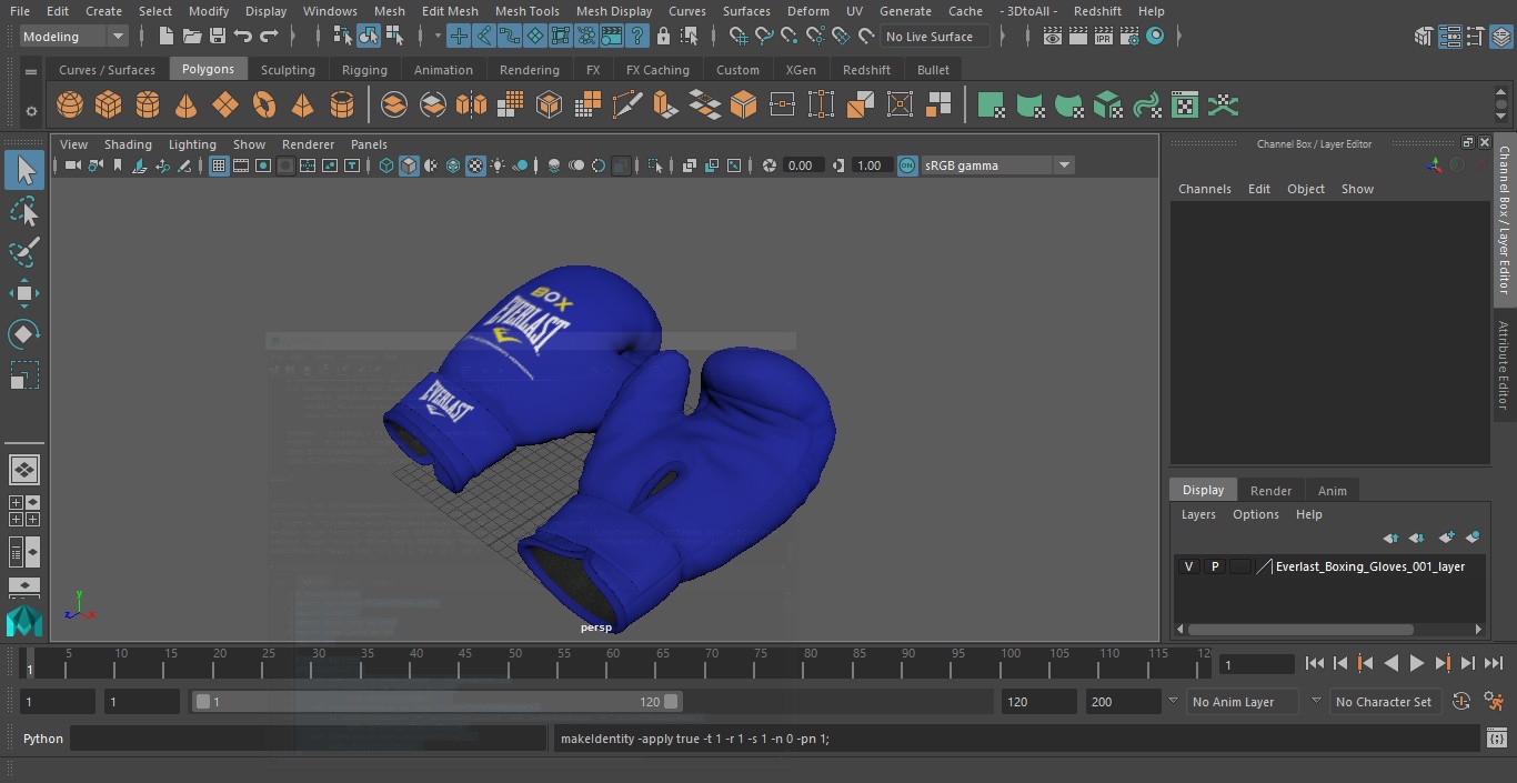 Everlast Boxing Gloves 3D