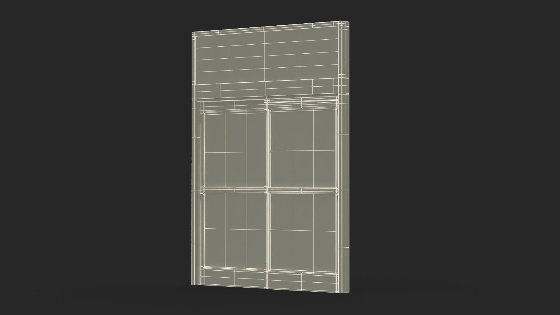 Concealed Sliding Door System 3D model