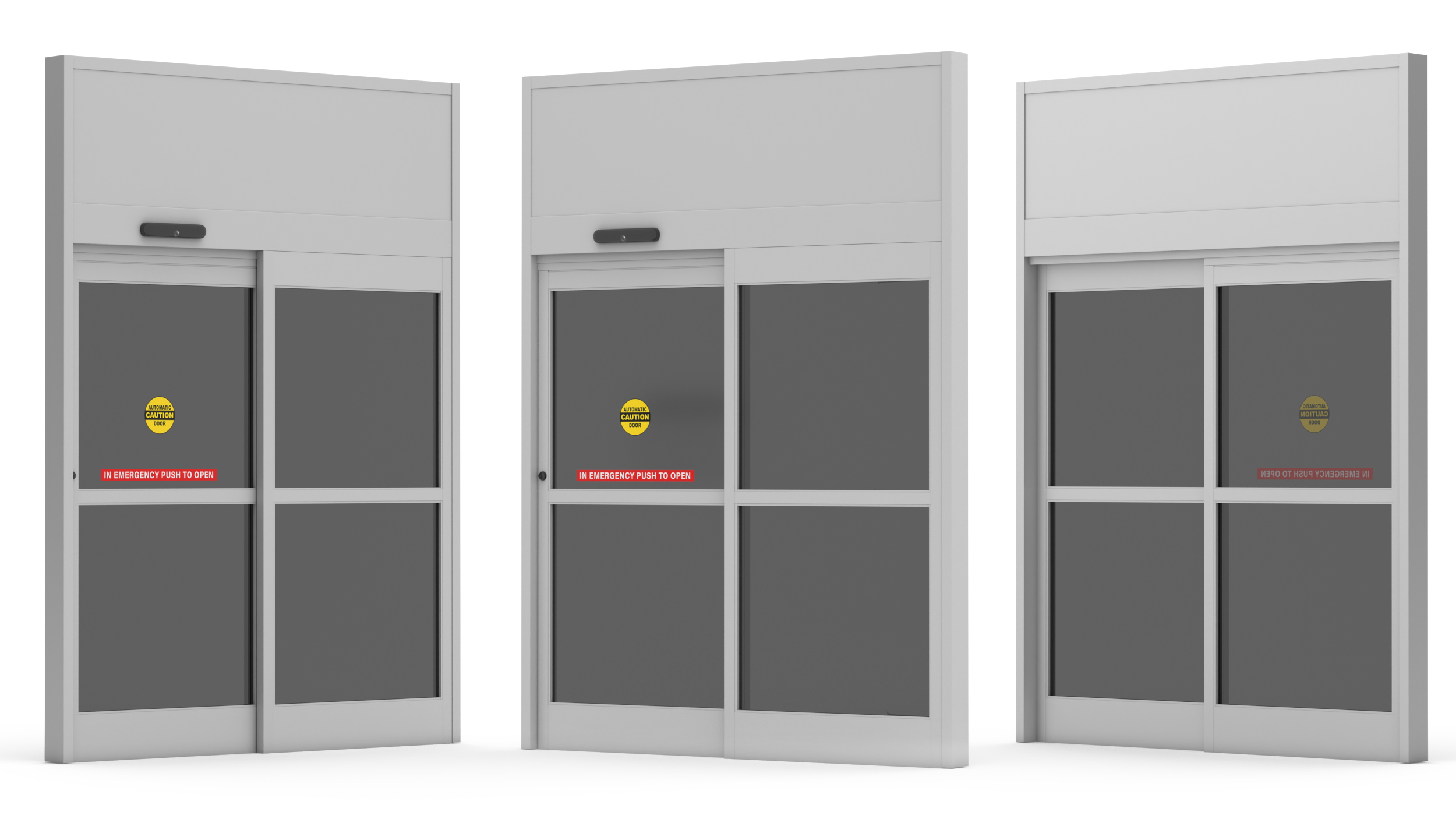 Concealed Sliding Door System 3D model