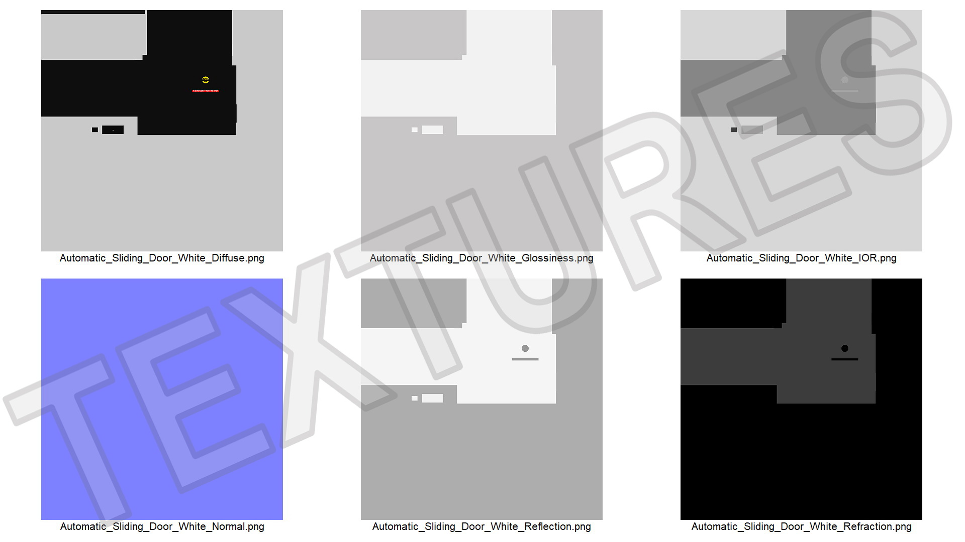 Concealed Sliding Door System 3D model