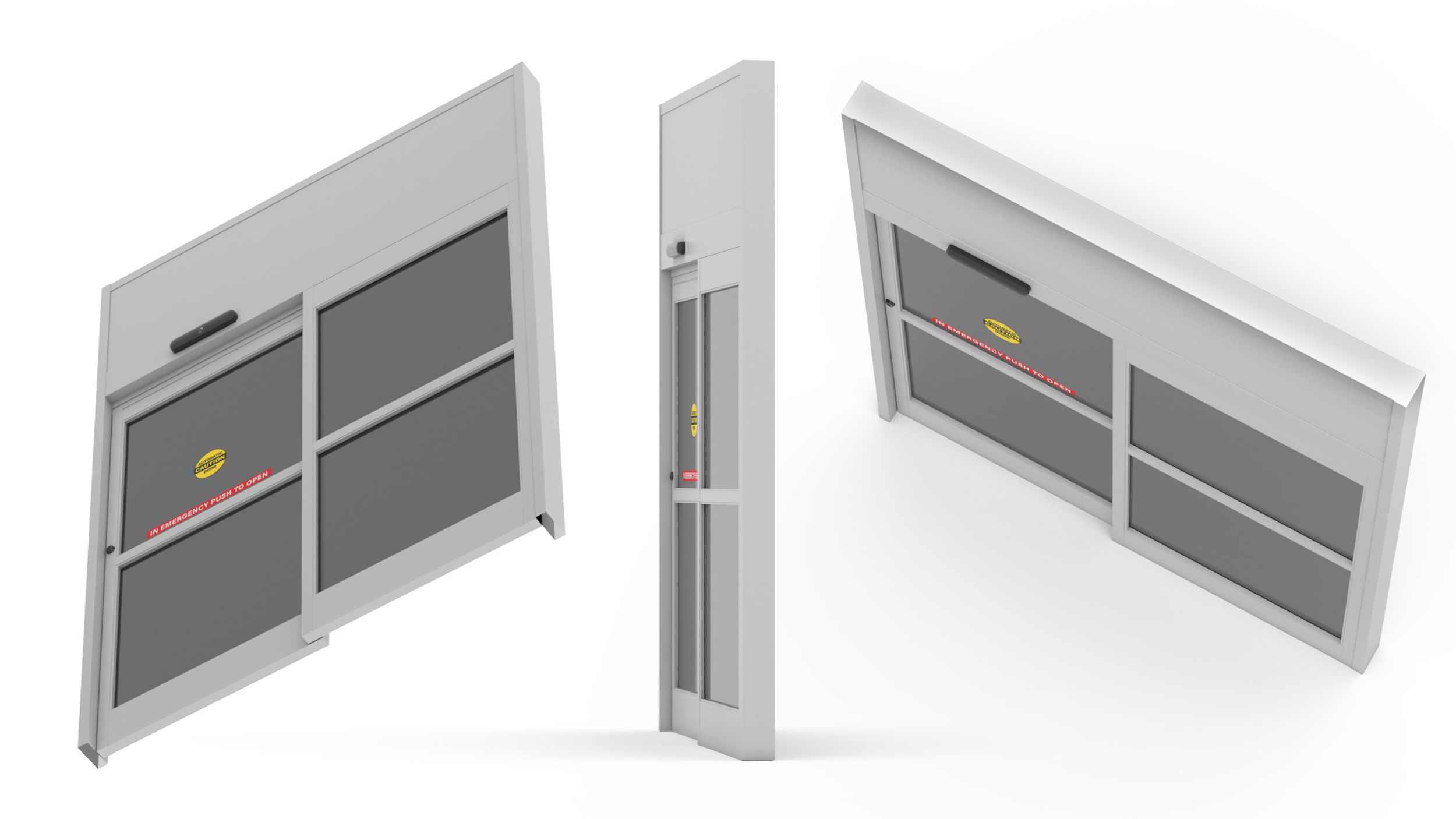 Concealed Sliding Door System 3D model