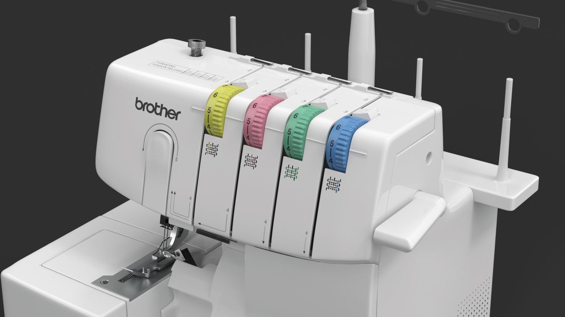 3D model Household Overlock Machine Brother 1034D