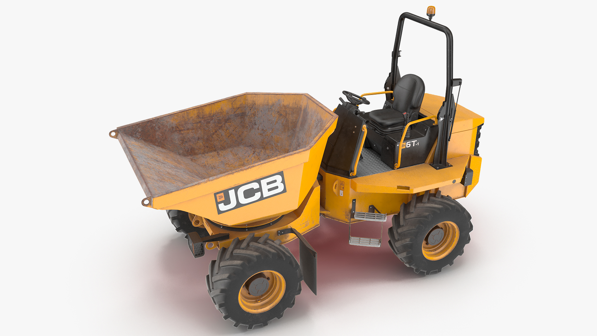 3D JCB 6T-1 Site Dumper Dirty