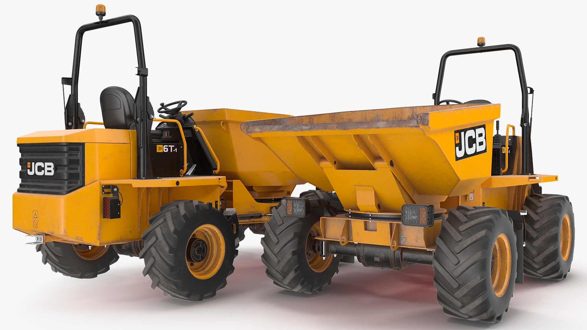 3D JCB 6T-1 Site Dumper Dirty