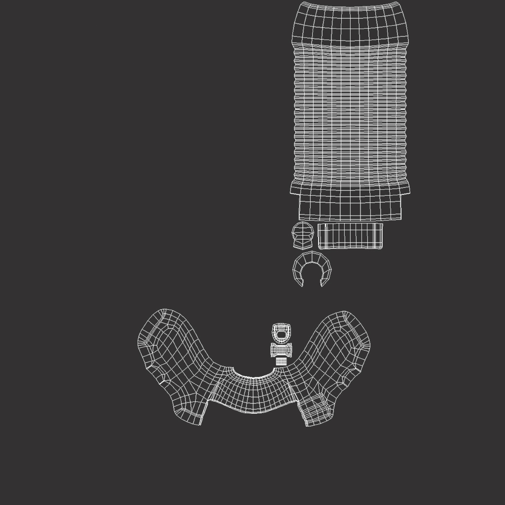 Pump Action Shotgun 3D model