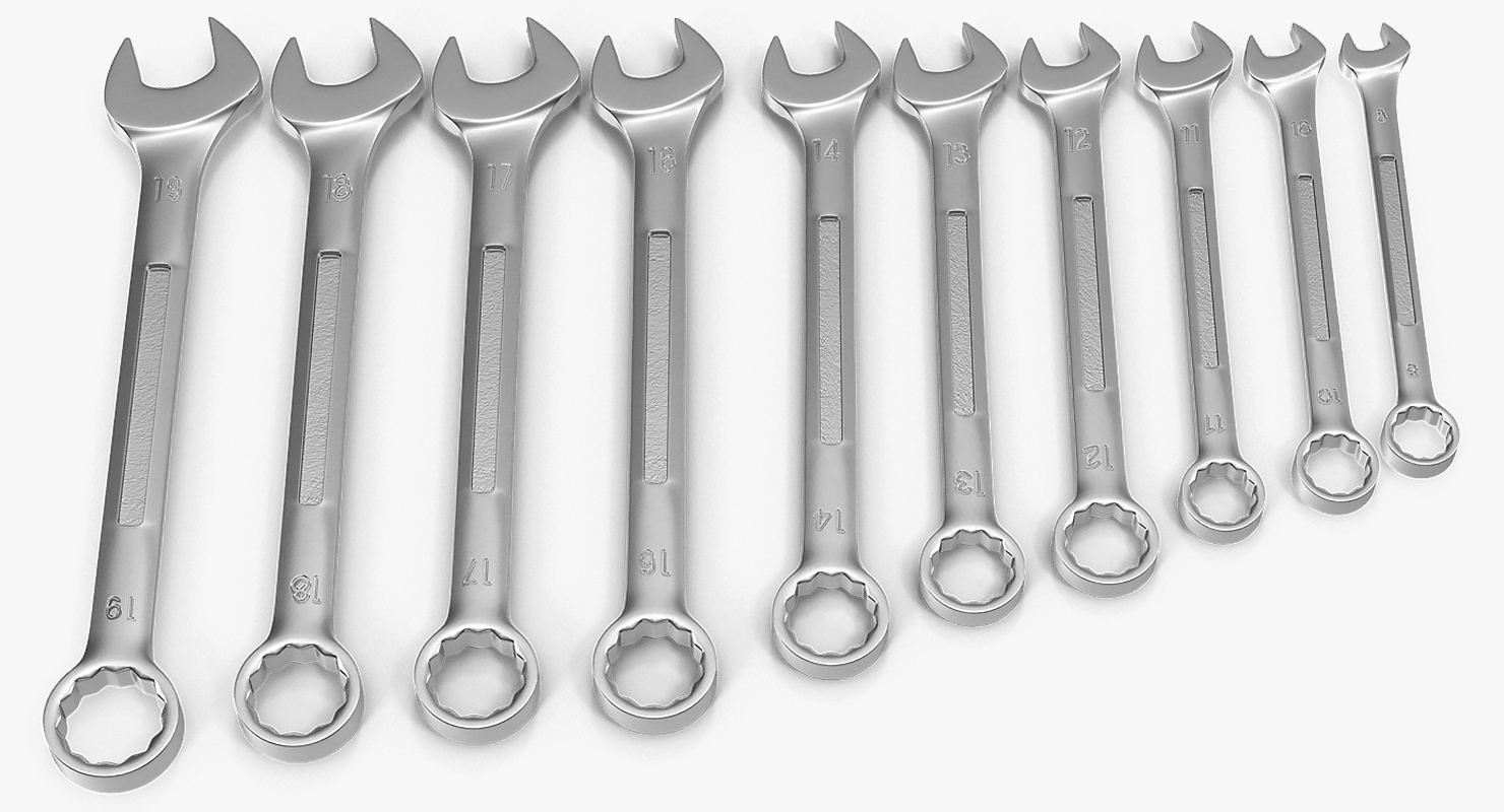 3D Combination Spanner Set Storage Clip