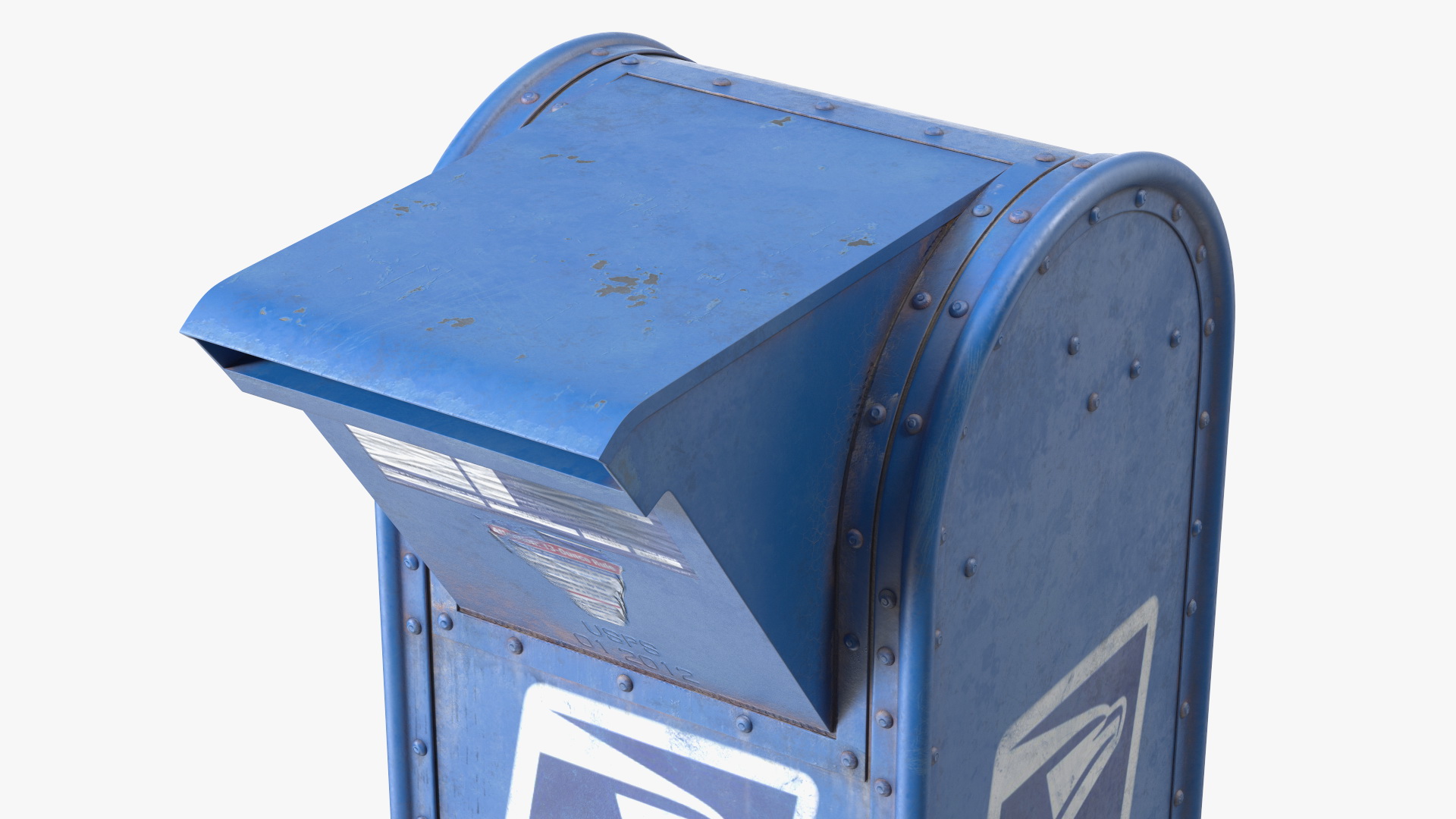 3D model US Old Mail Box