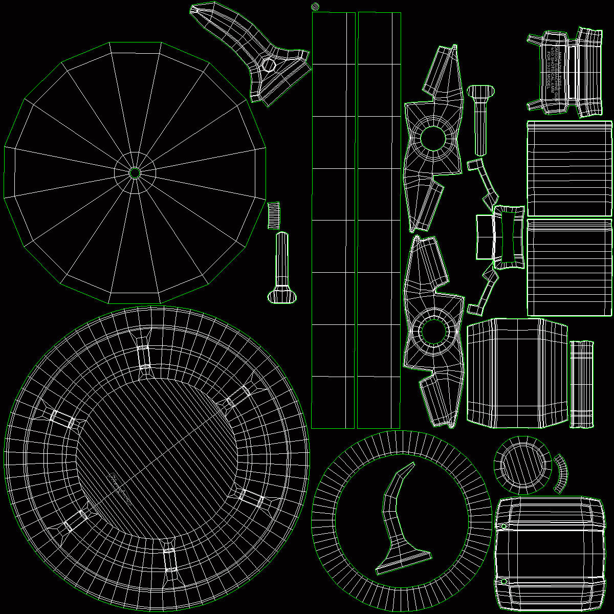 3D Thompson Submachine Gun model