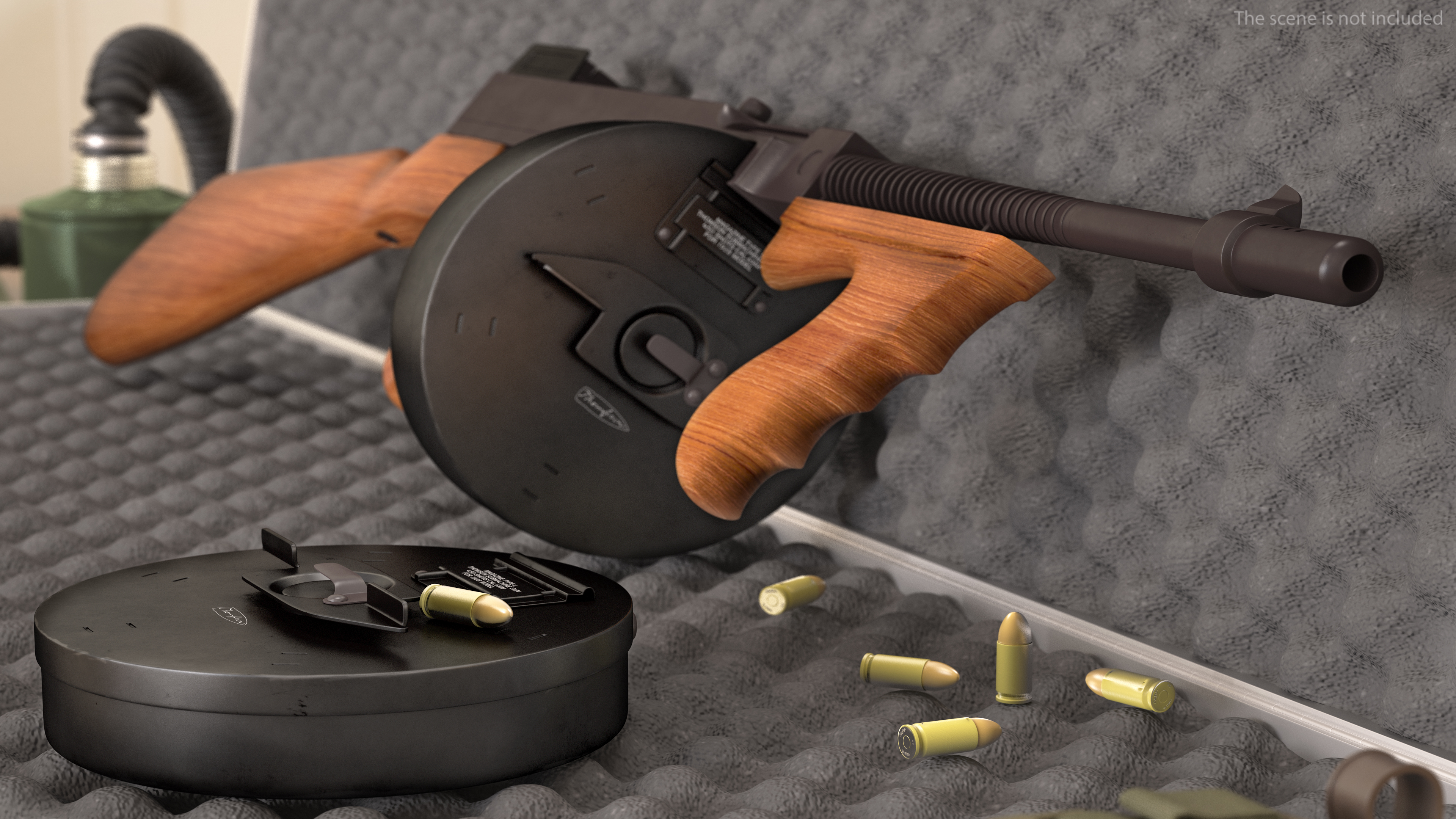 3D Thompson Submachine Gun model