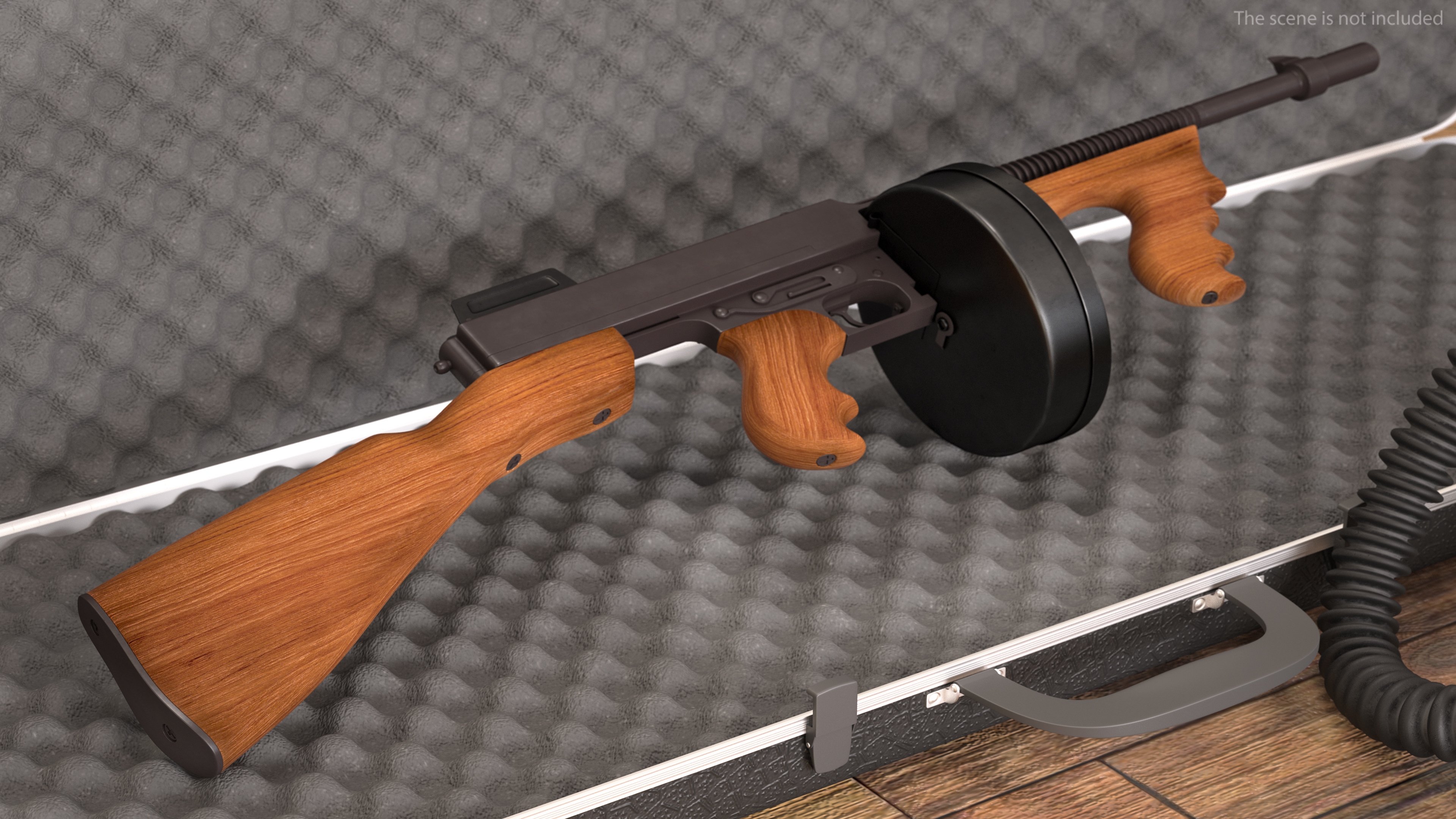 3D Thompson Submachine Gun model