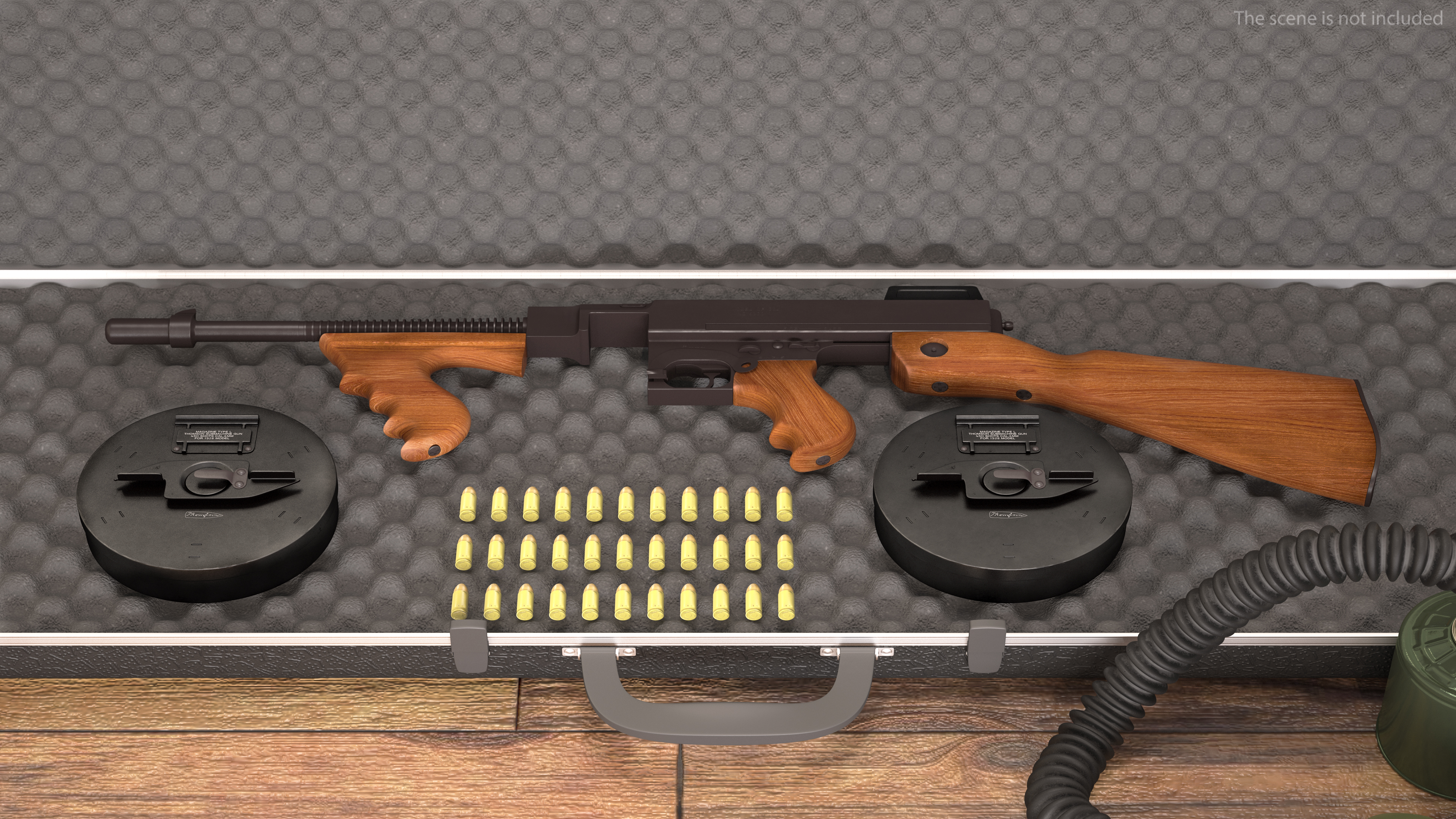 3D Thompson Submachine Gun model