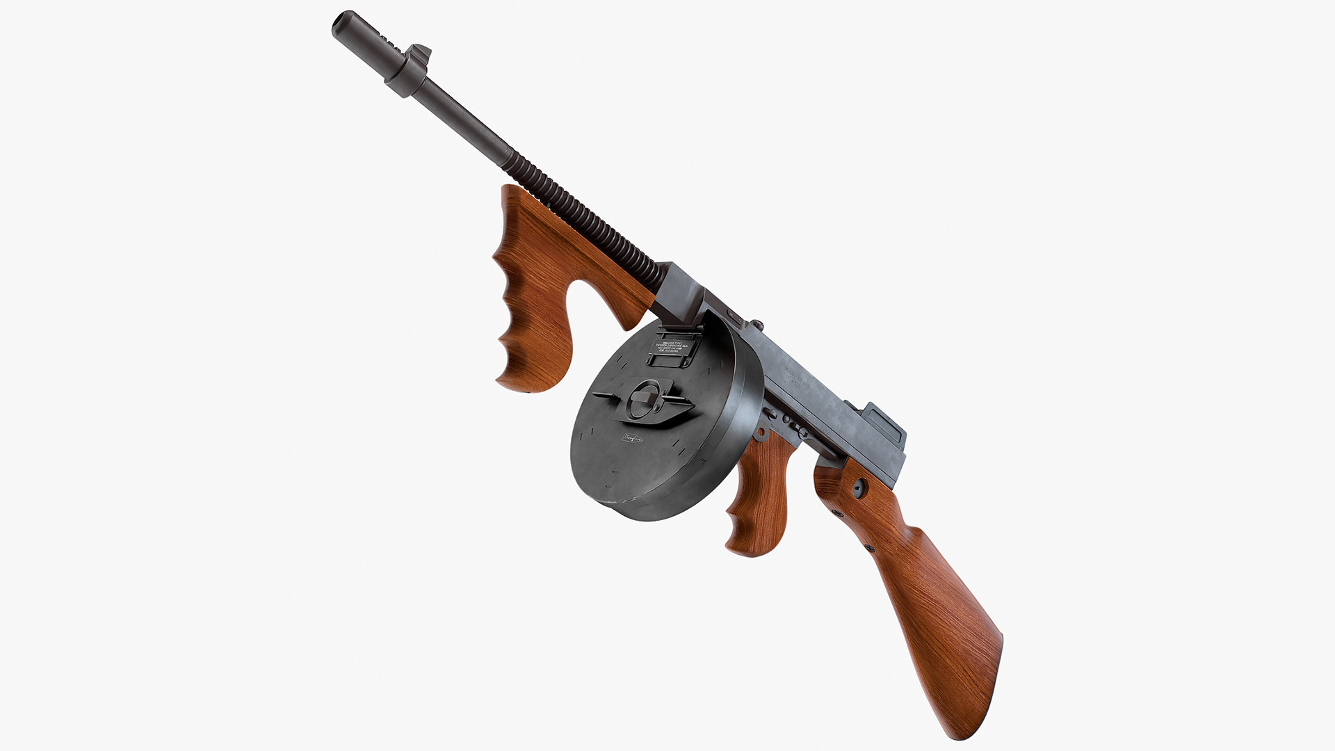 3D Thompson Submachine Gun model