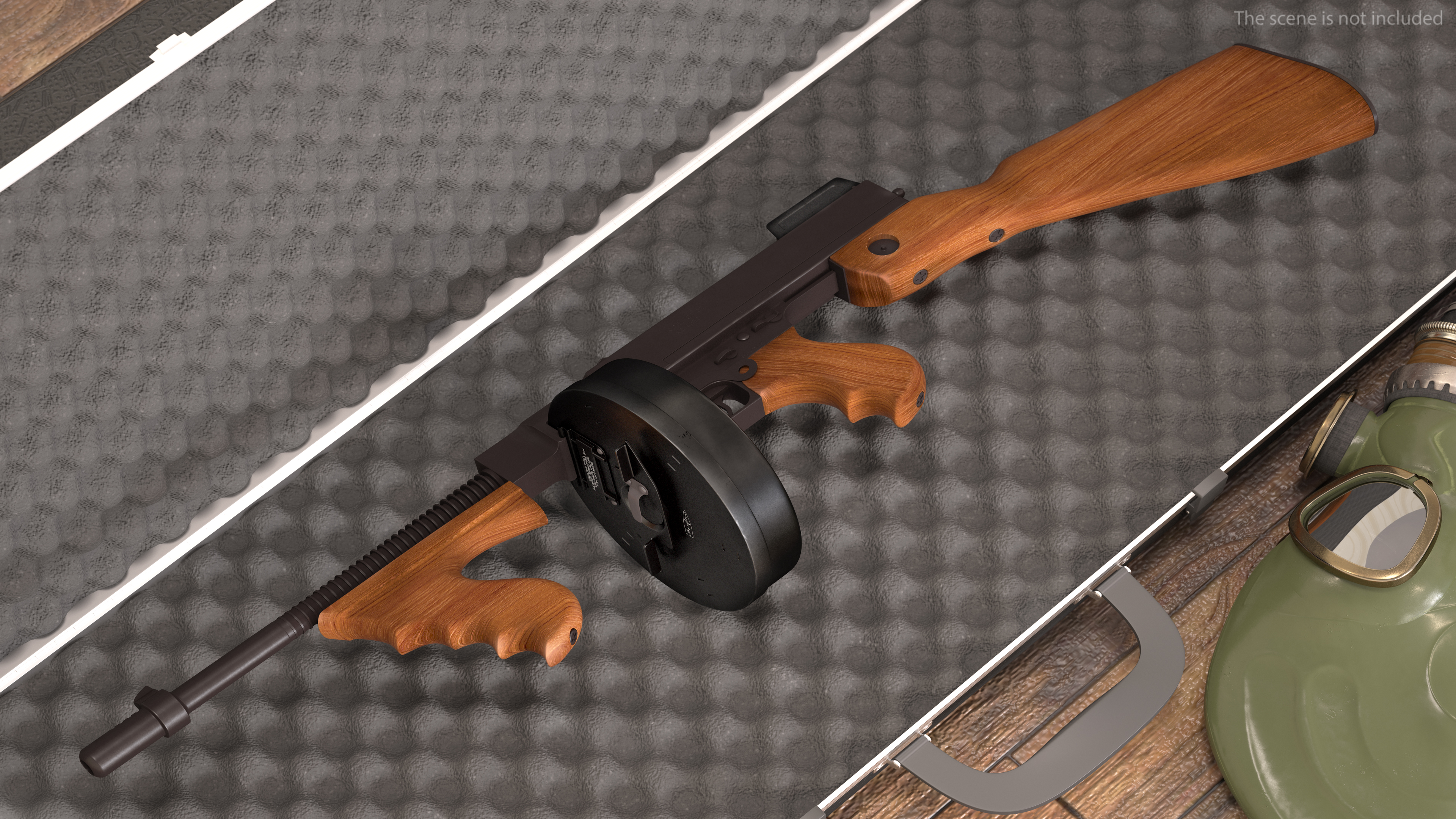 3D Thompson Submachine Gun model