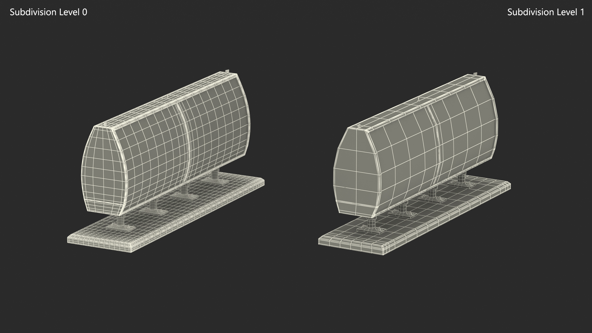 Airfiled Ground Guidance Sign 3D model