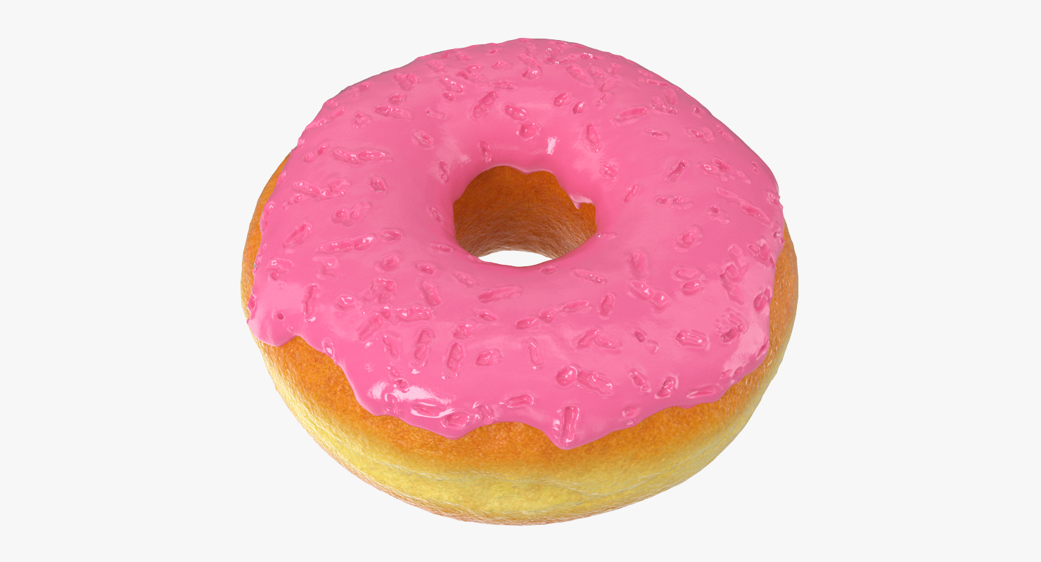 3D model Pink Donut