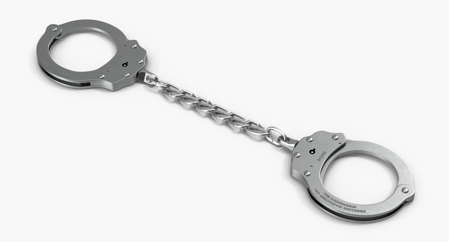 3D model Chain Link Handcuffs