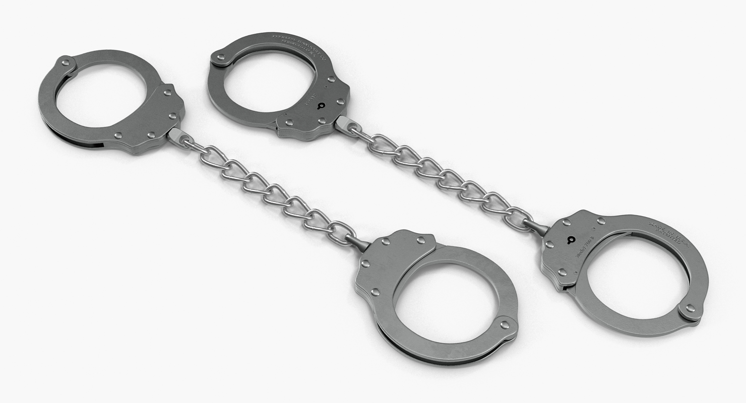 3D model Chain Link Handcuffs