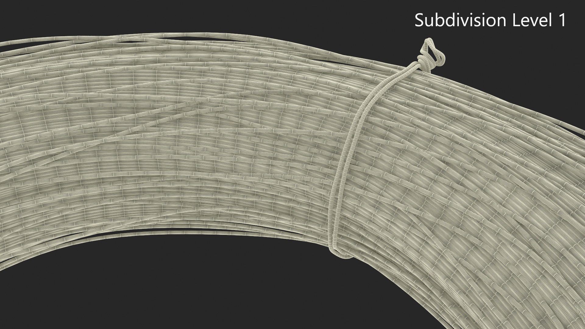 Aluminium Wire Coil 3D model