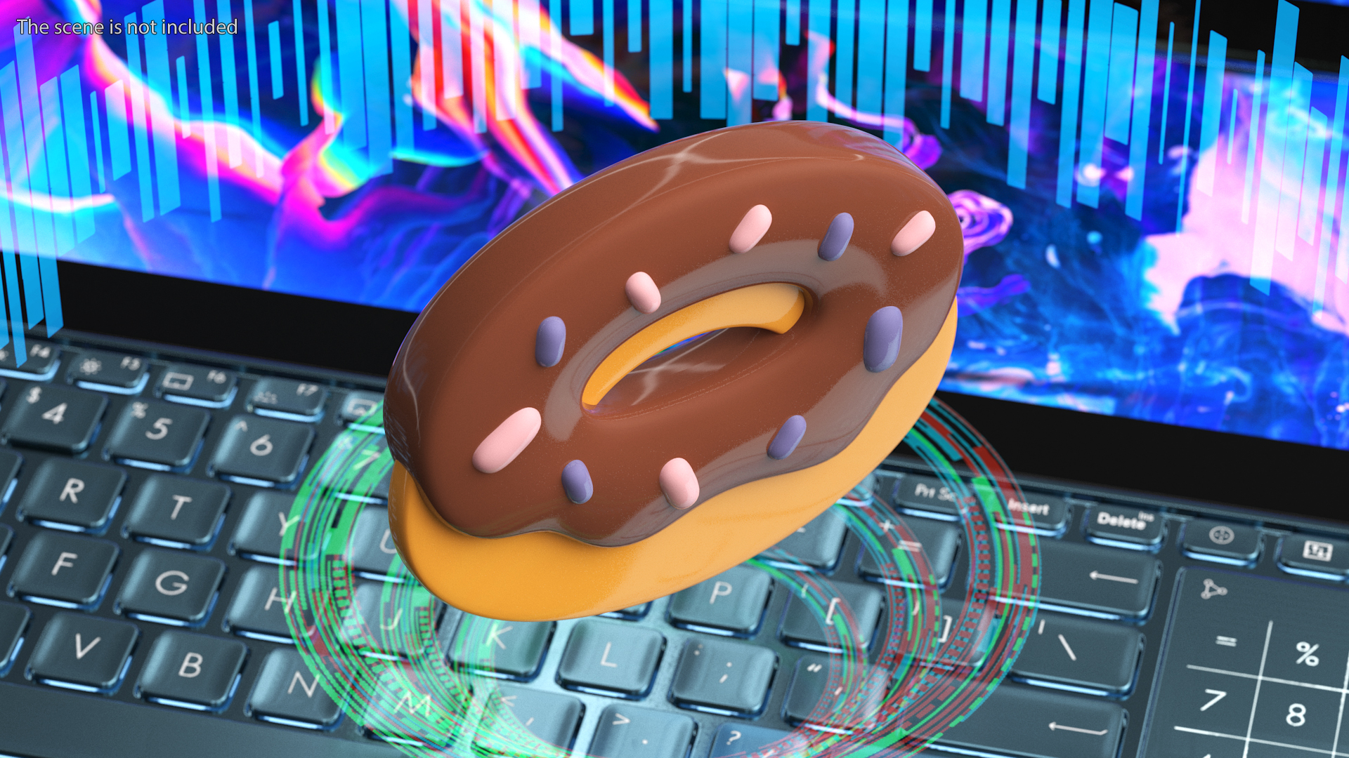 Doughnut Emoji 3D model