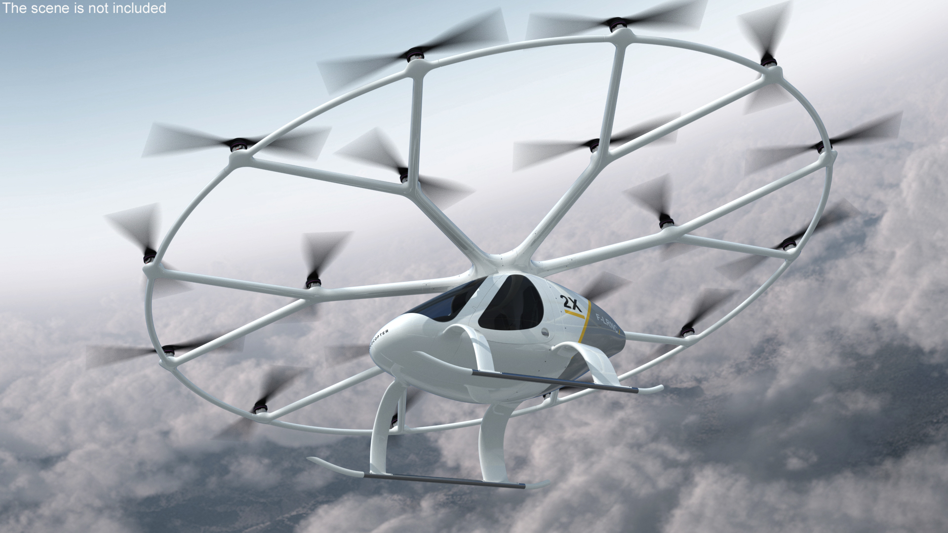 Volocopter E-Volo VC 400 3D model